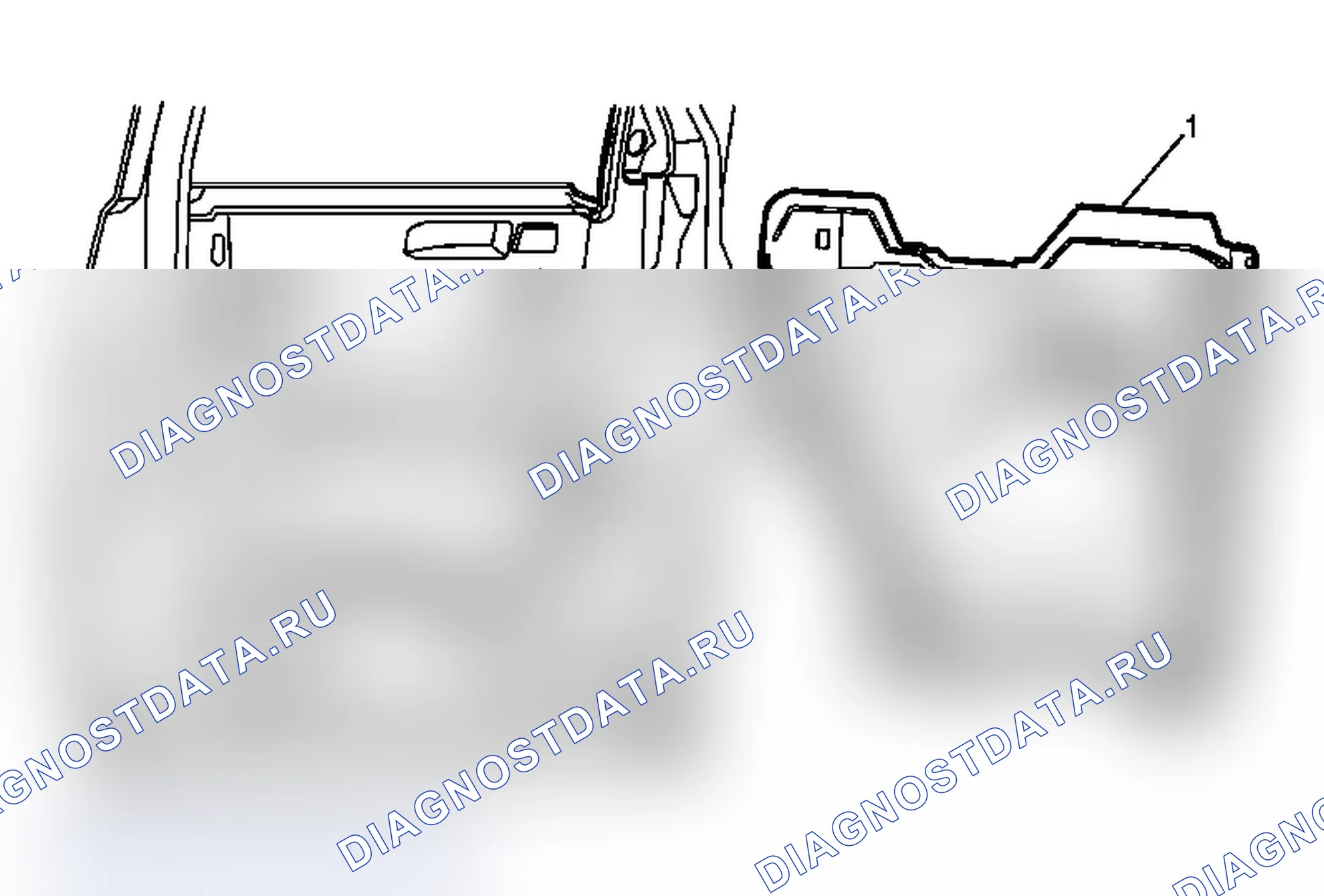 Рис. 66: Замена дефлектора воды передней боковой двери. Chevrolet Silverado 2500 HD 
