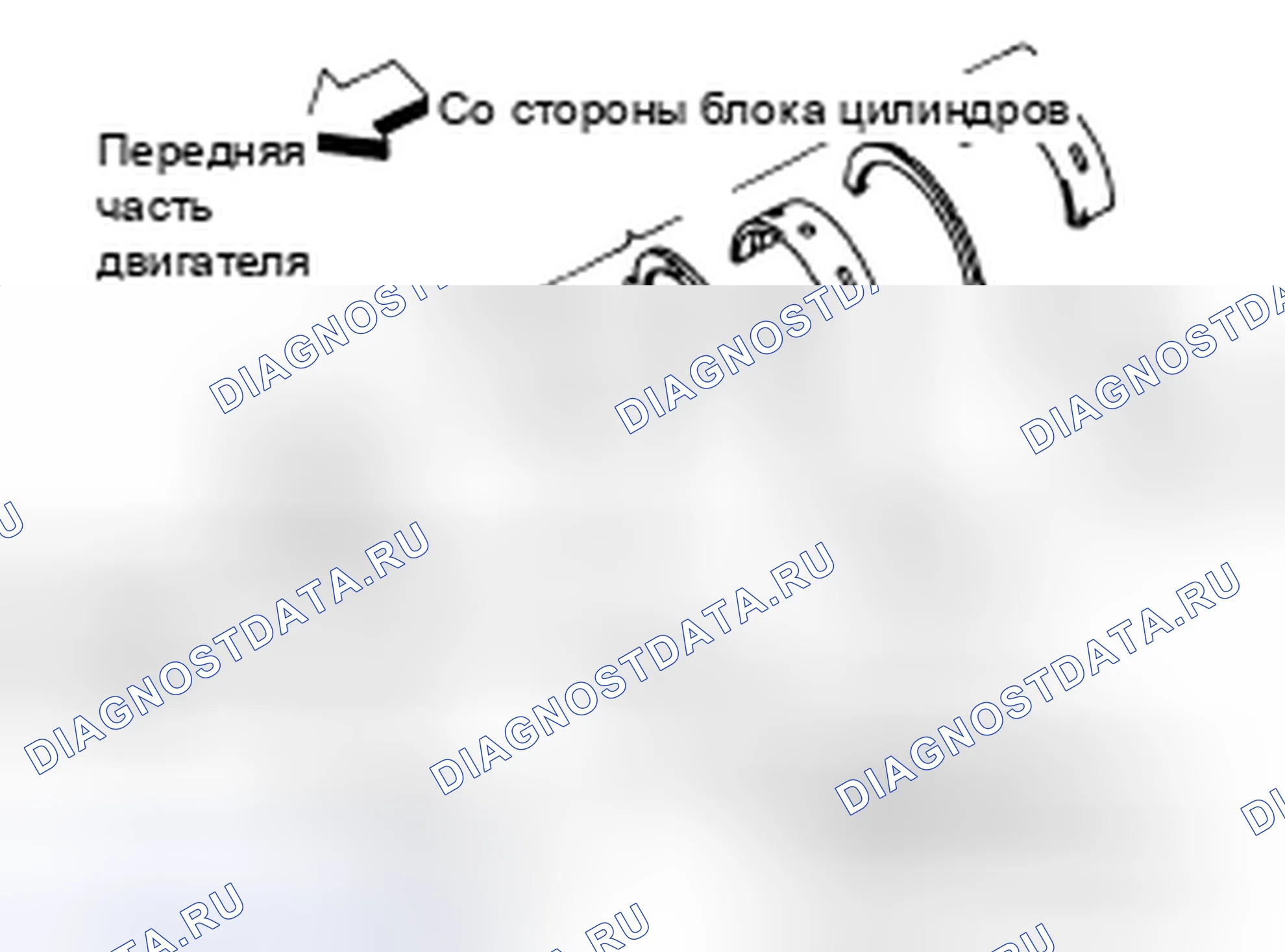 Рис. 321: ОСНОВНОЙ ПОДШИПНИК. Infiniti FX37 II рестайлинг