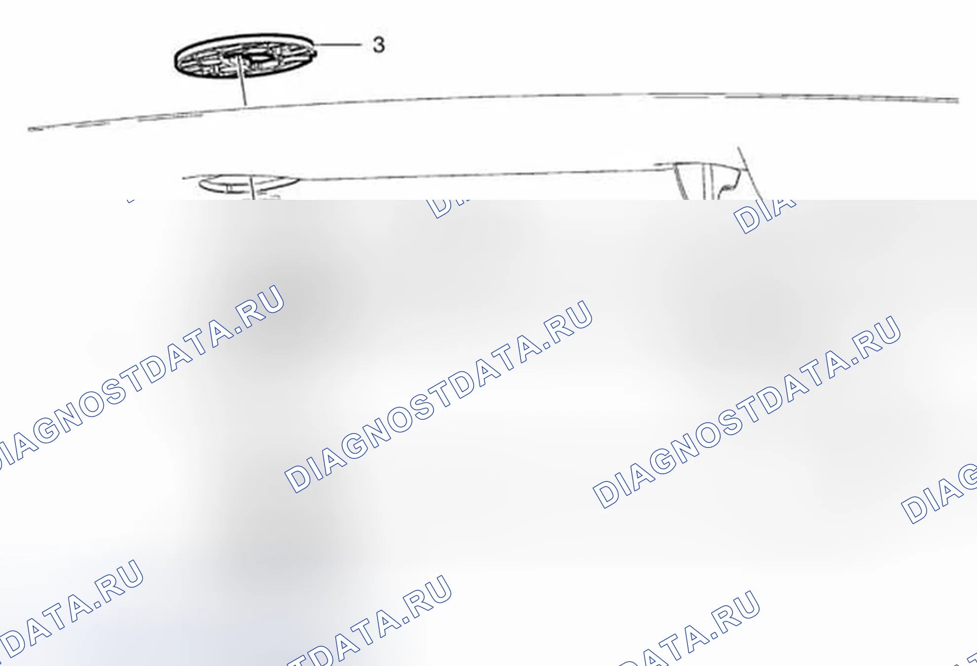 Рис. 39: Замена солнцезащитного козырька. Chevrolet Cruze I рестайлинг