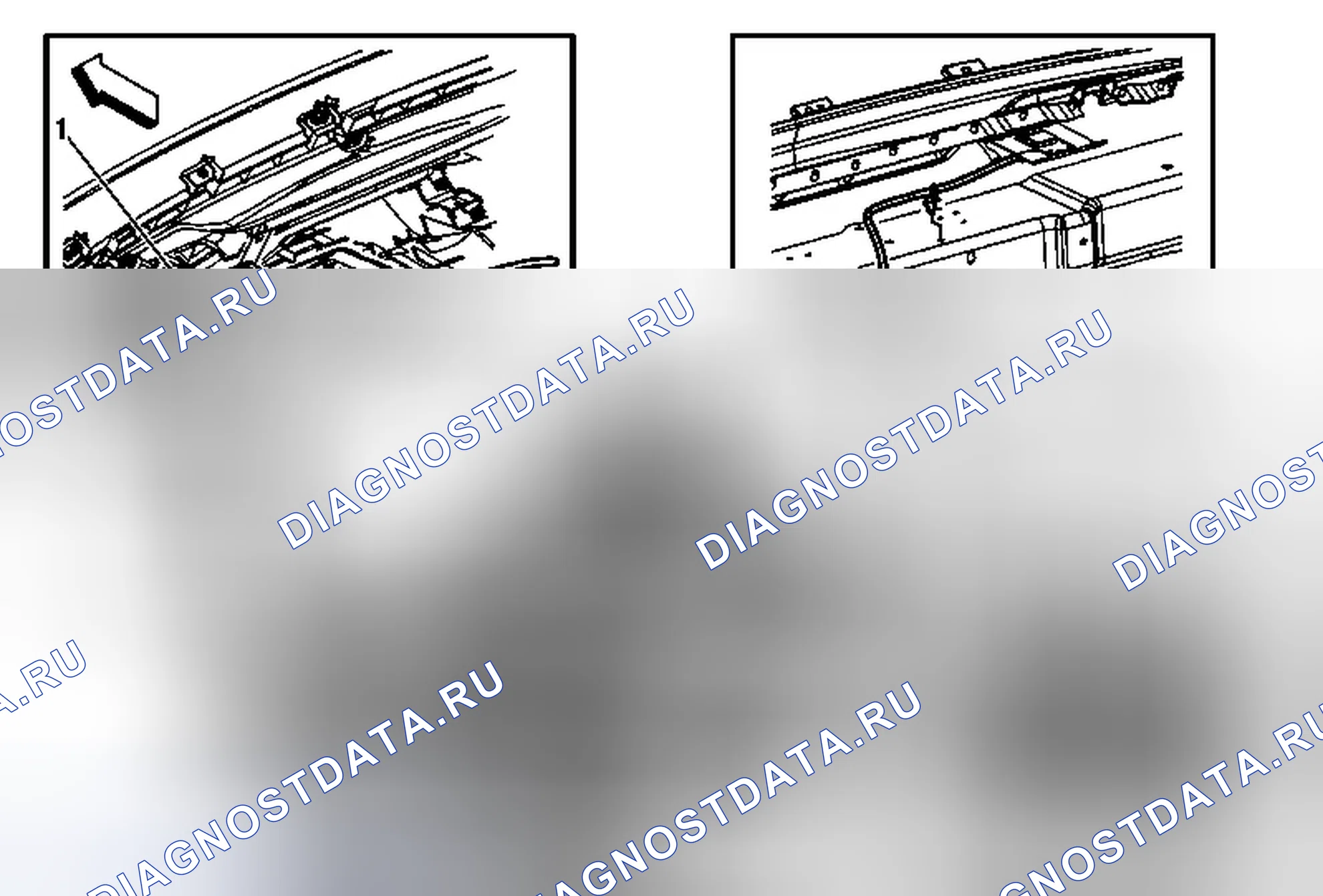 Рис. 20: Замена электронной навигационной антенны. Chevrolet Captiva I рестайлинг