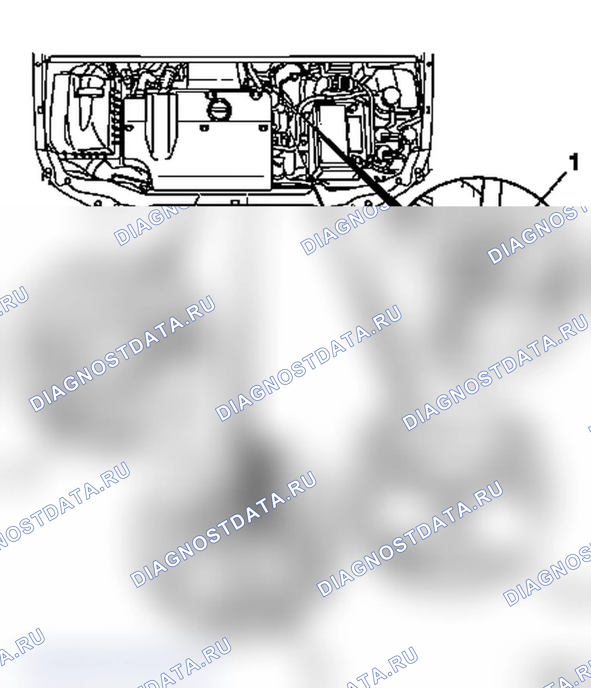 Снять и установить двигатель (X 20 DTL, Y 20 DTH до ГВ 2003). Opel Zafira A рестайлинг