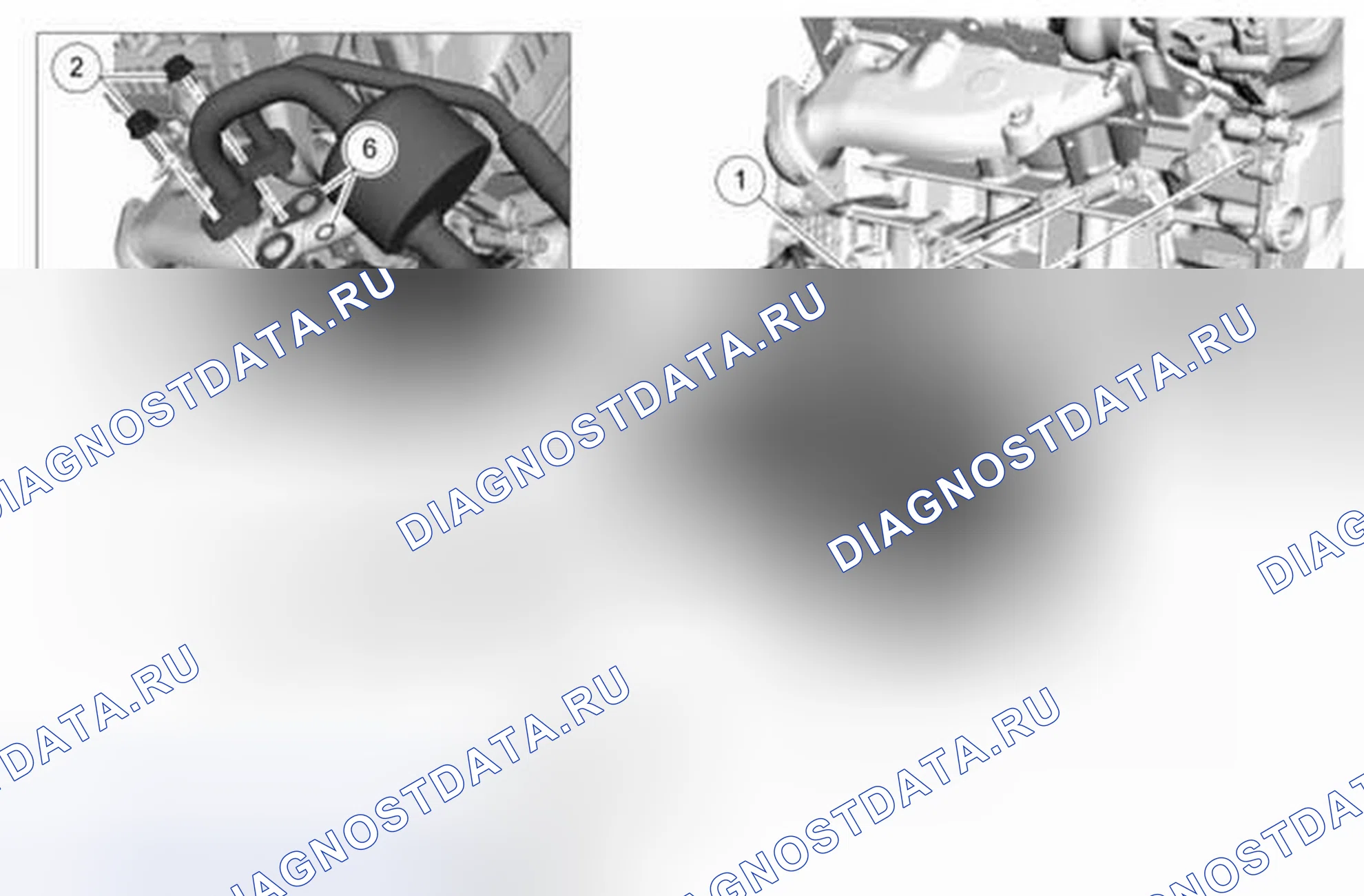 Рис. 459: Компрессор переменного тока - 3,5 л GTDI, 3,7 л. Ford Pickup F250 Super Duty II
