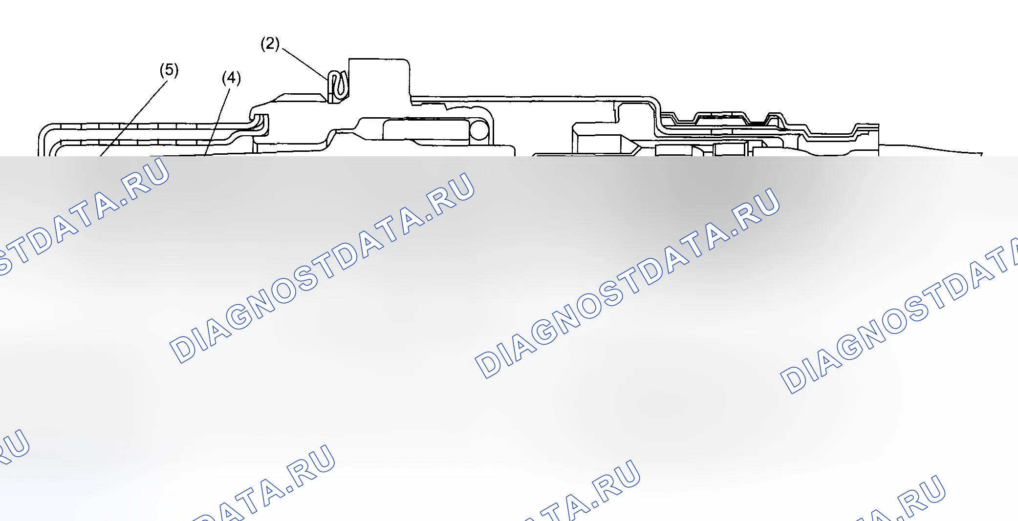 Рис. 66: ЗАДНИЙ КИСЛОРОДНЫЙ ДАТЧИК. Subaru Outback BP рестайлинг