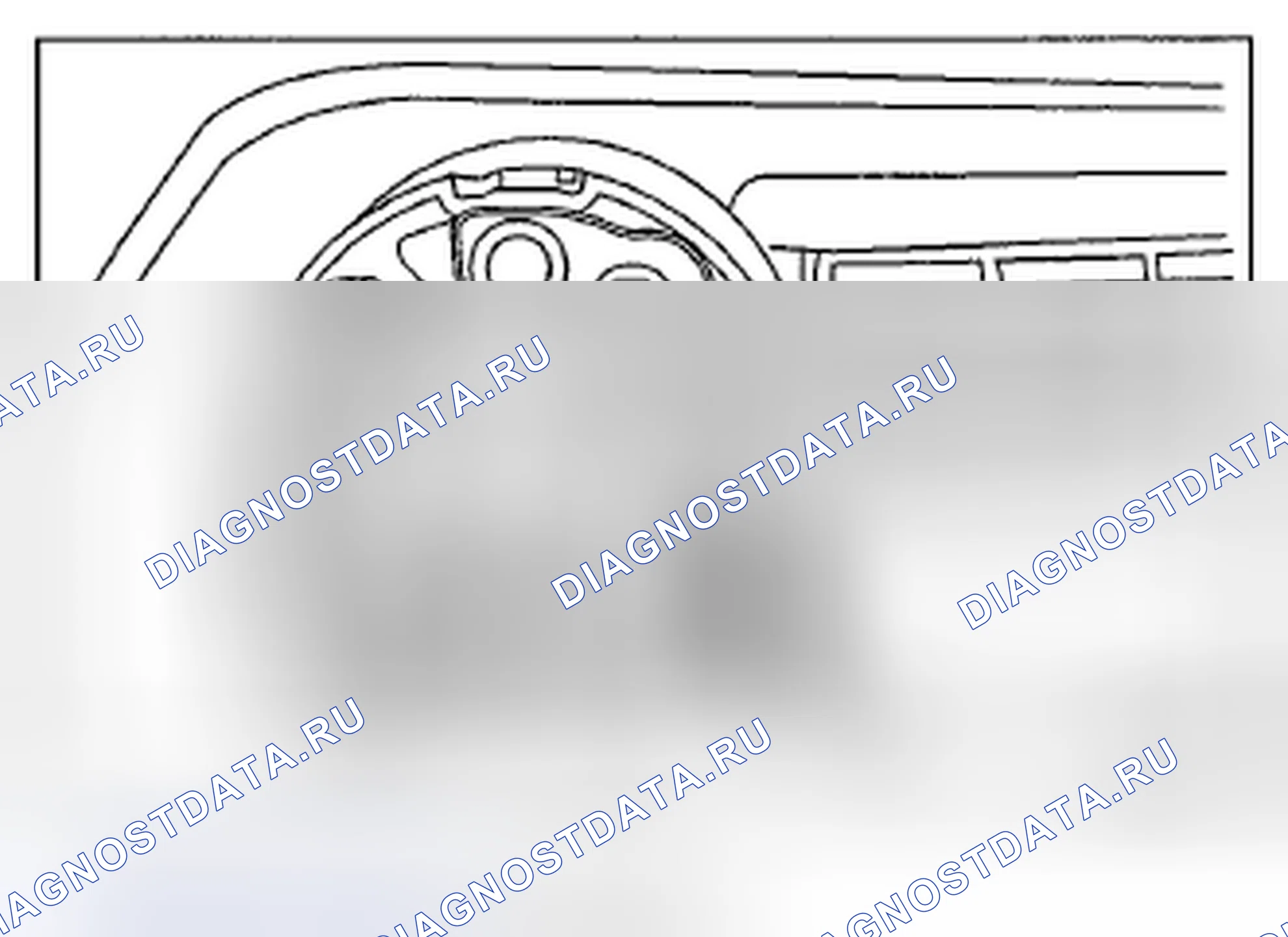 Рис. 4: РЕГУЛИРОВКА внешних осветительных приборов. Subaru Tribeca WX рестайлинг