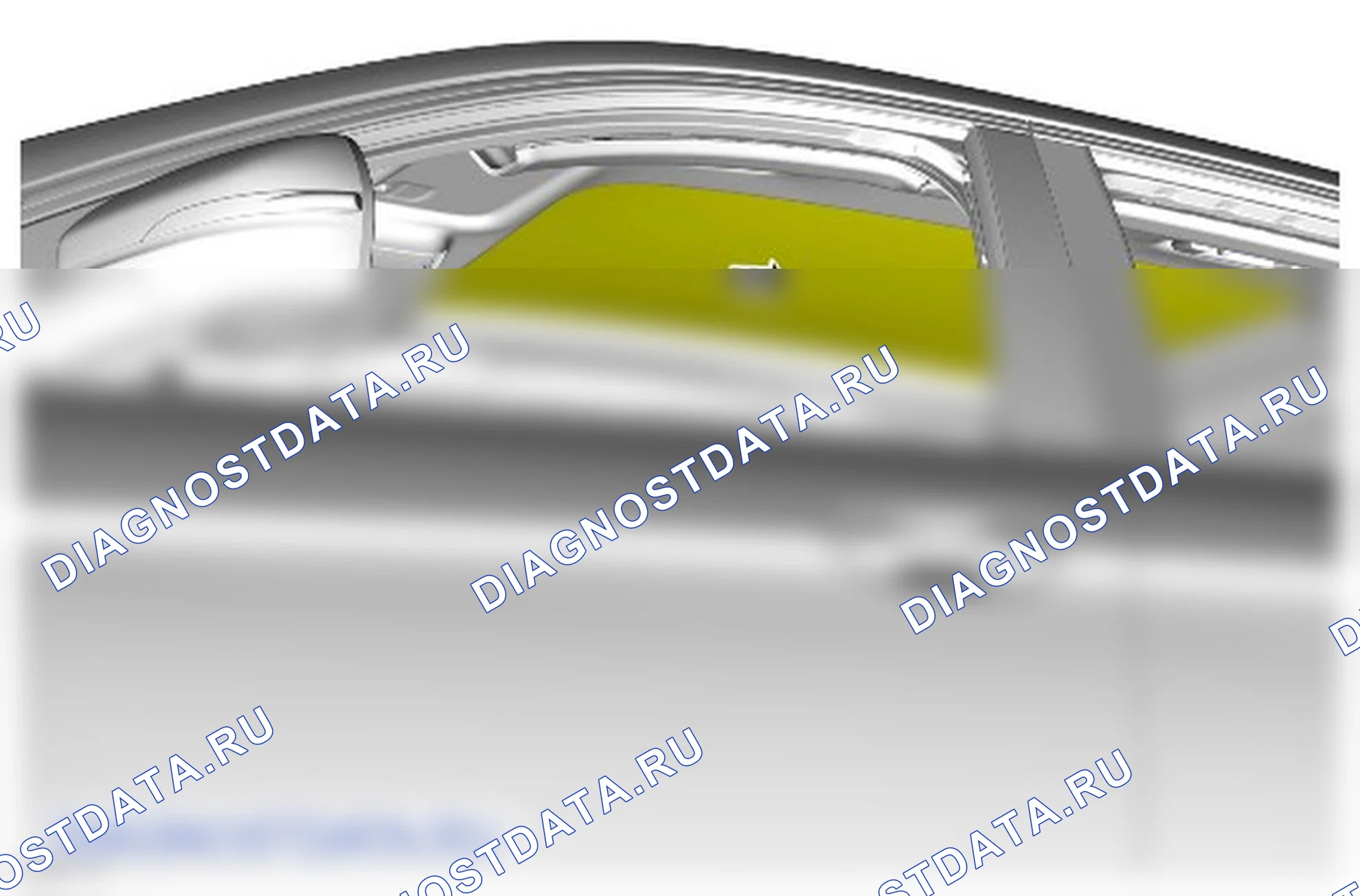 Как снять и установить электродвигатель привода люка крыши. Ford Edge II