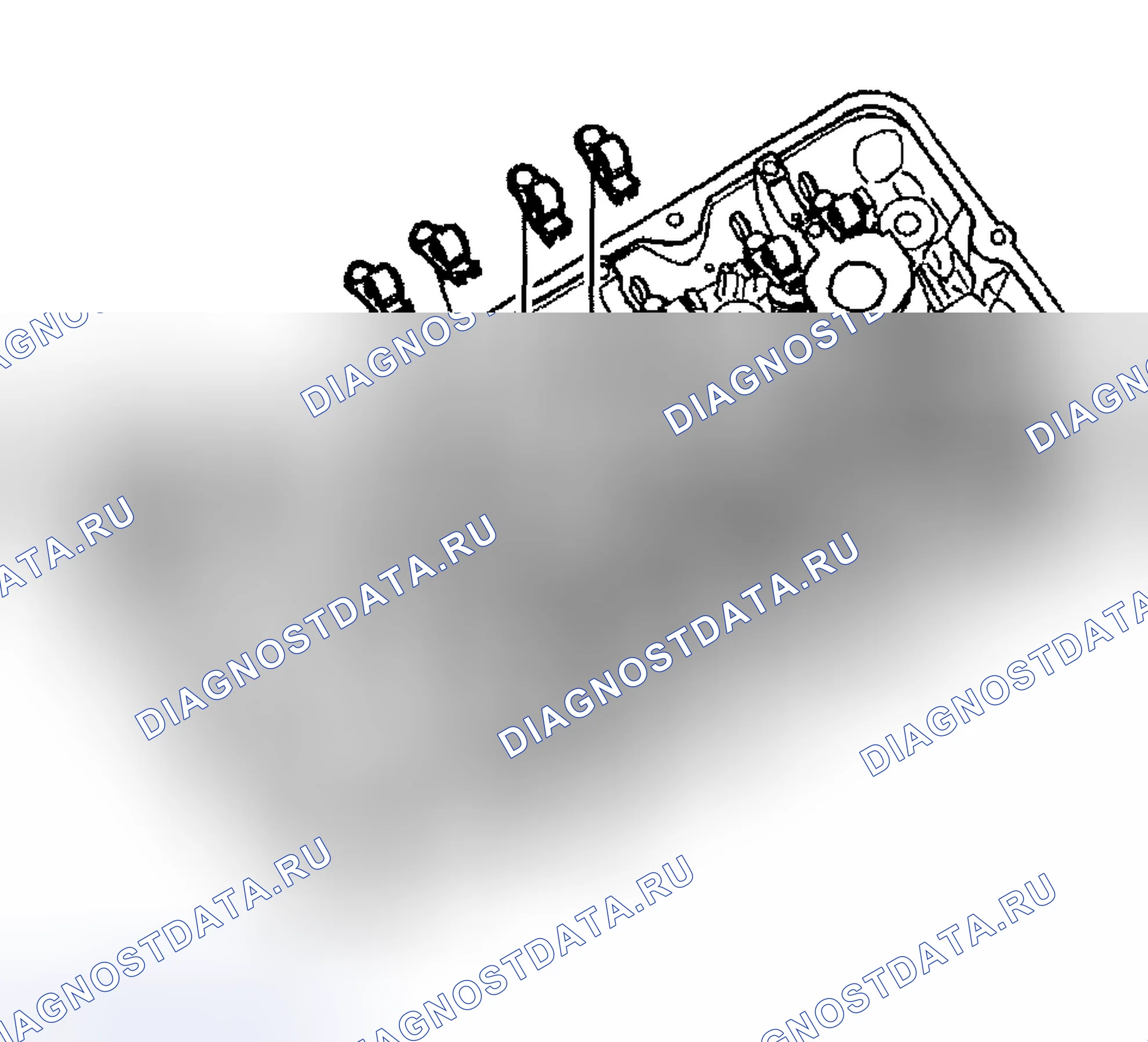 Рис. 1554: Порядок демонтажа. Hyundai Terracan I рестайлинг