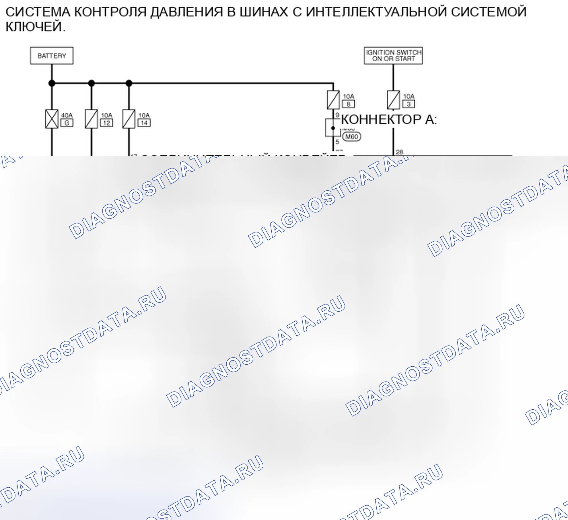 Рис. 29: С ИНТЕЛЛЕКТУАЛЬНЫМ КЛЮЧОМ: электросхема. Nissan Sentra B17 рестайлинг