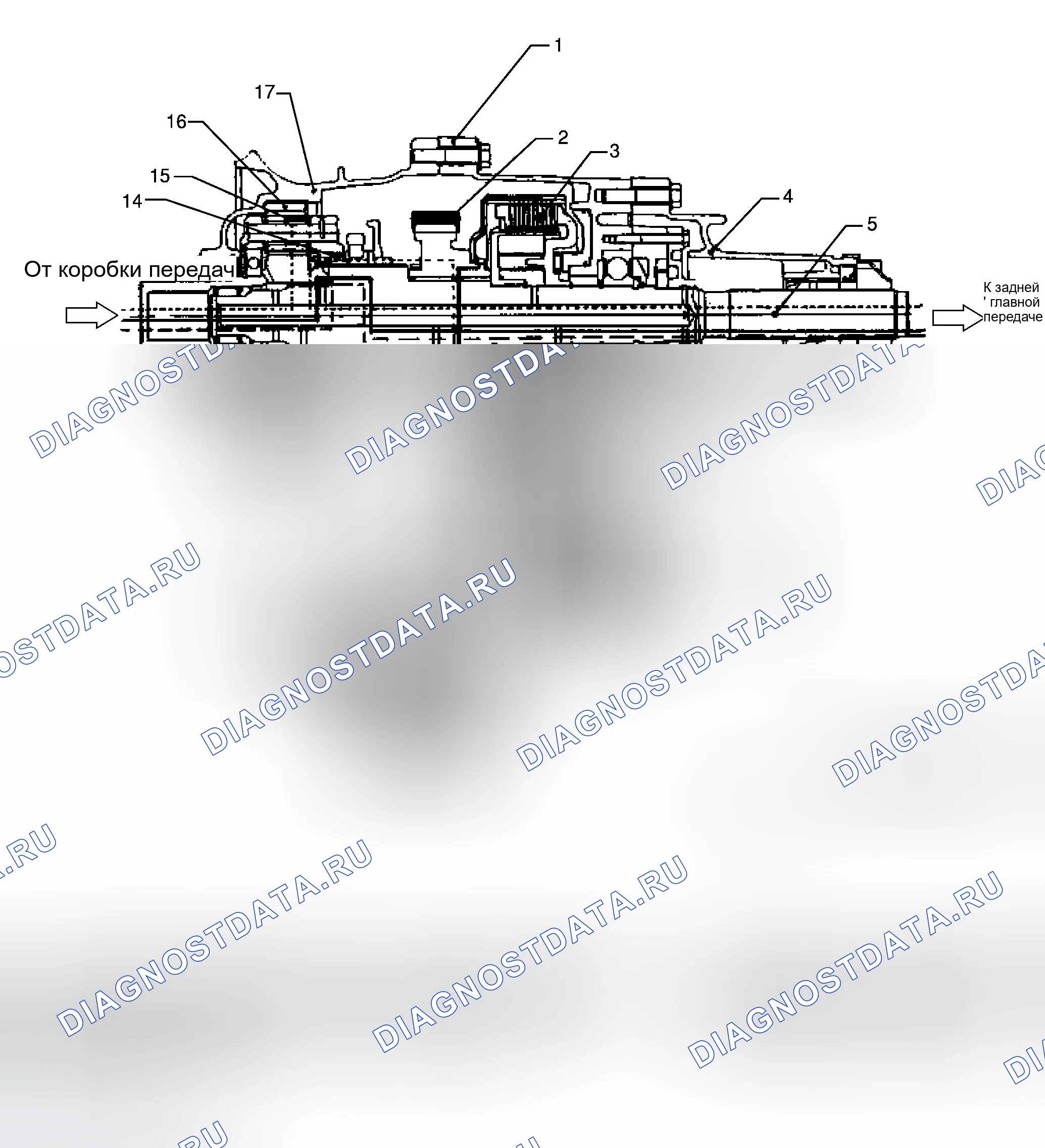 Рис. 26: СХЕМА ПЕРЕДАЧИ МОЩНОСТИ. Honda N-WGN I