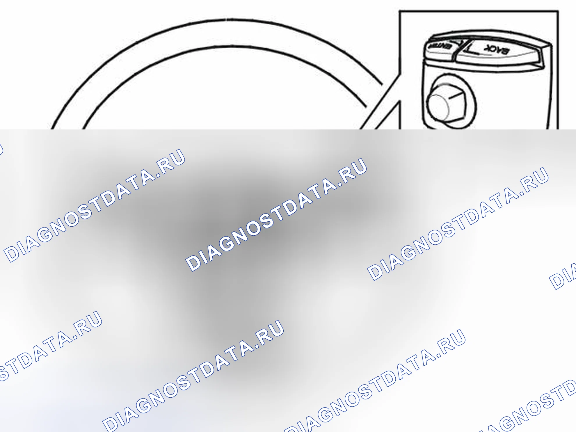 Рис. 114: ДЕМОНТАЖ ВЫКЛЮЧАТЕЛЯ РТИ. Volvo V50 I