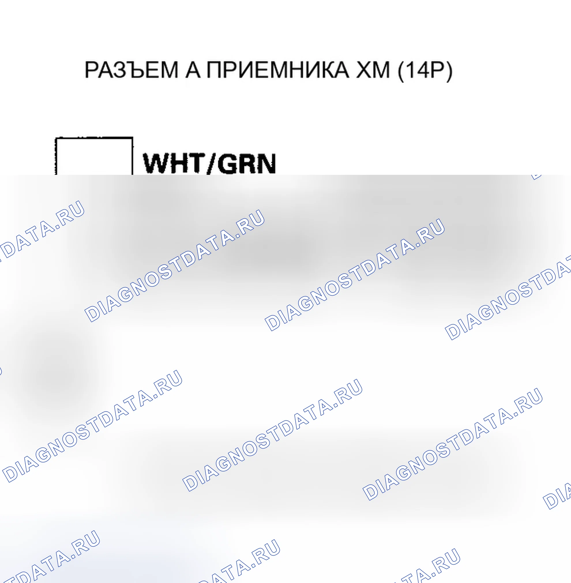 Рис. 55: Радиодисплей Xm пуст и информация о станциях не отображается (модели ' 04-07). Honda Accord VII