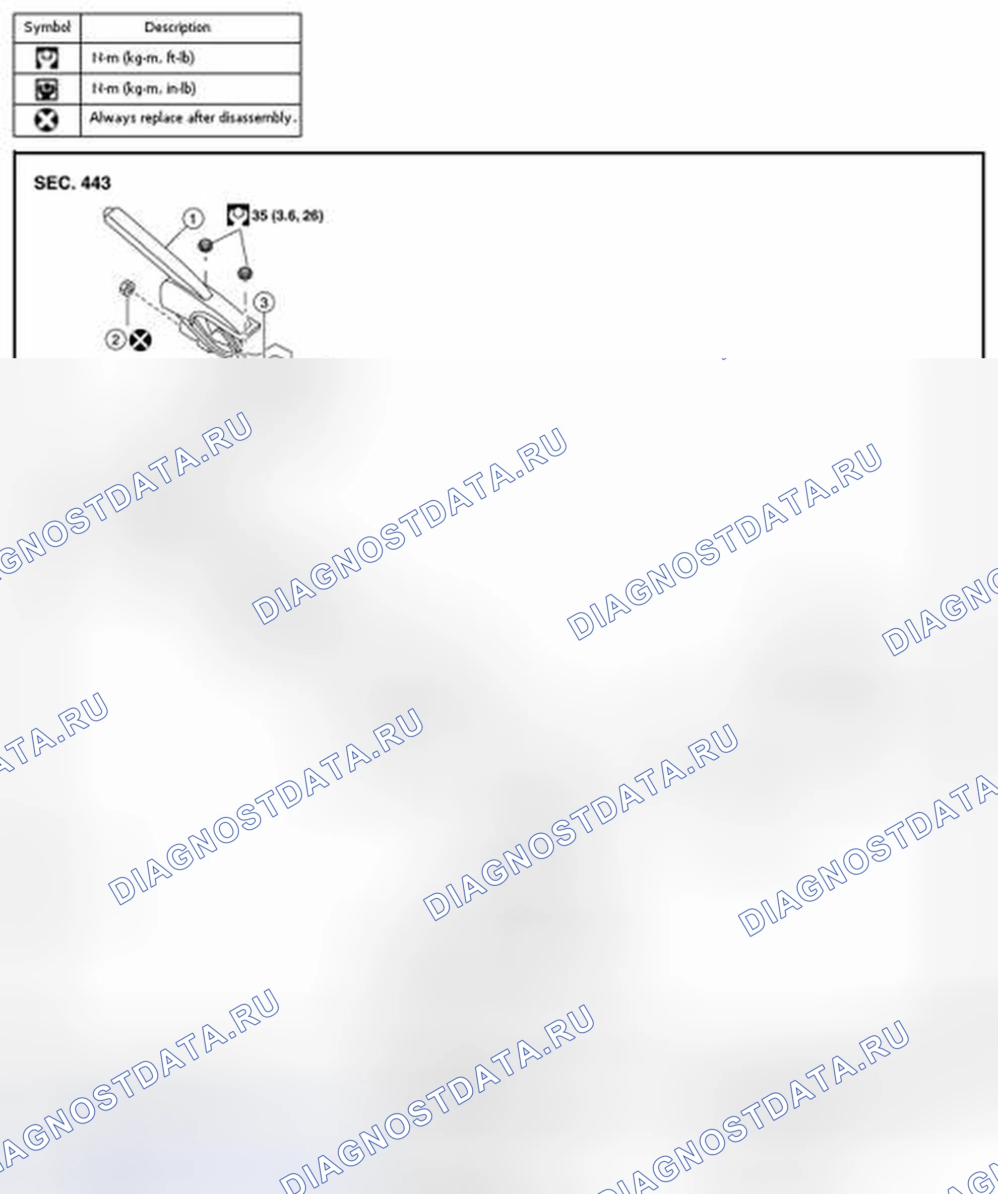 Рис. 15: Разнесенный вид. Nissan Altima L33