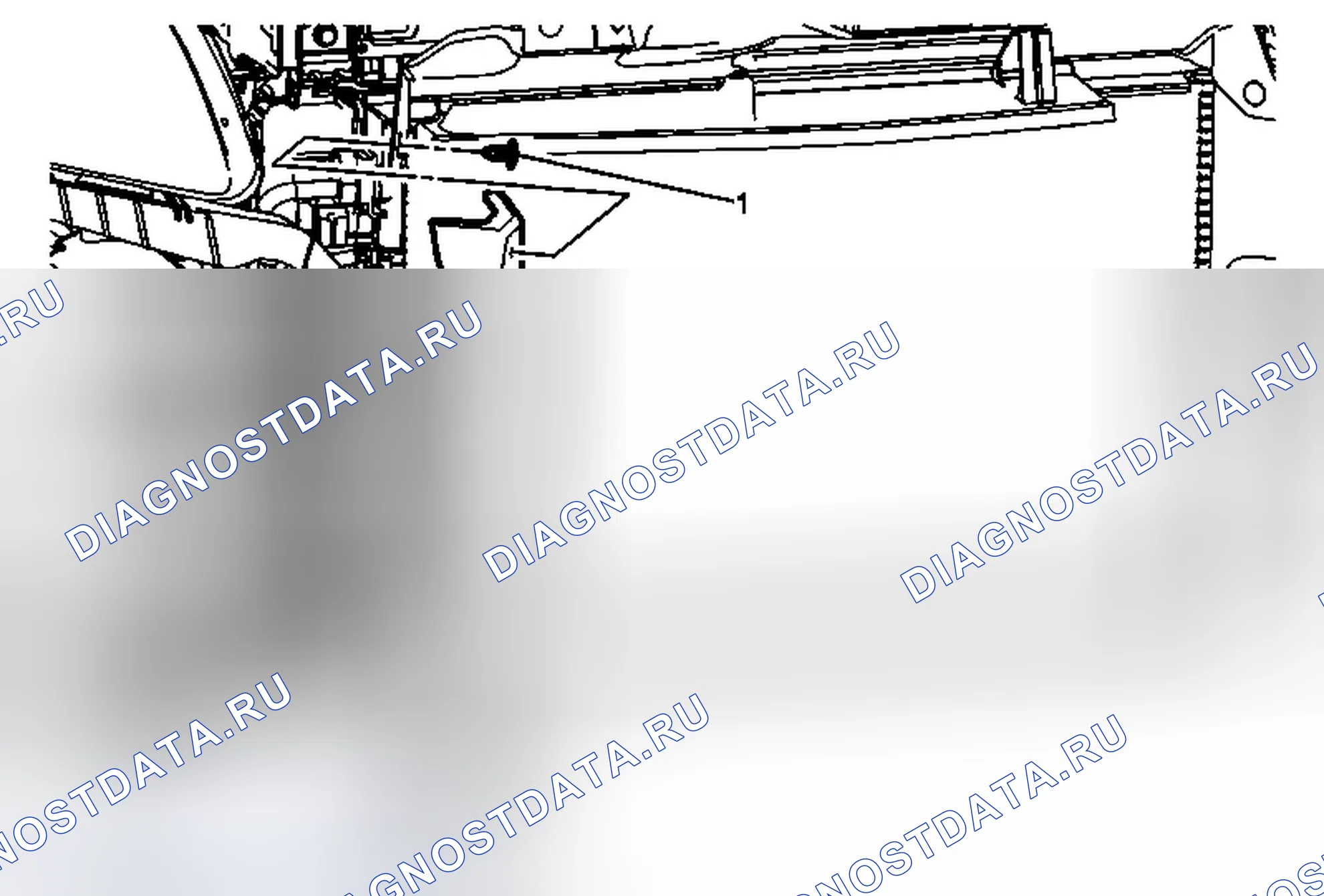 Рис. 35: Замена воздушной перегородки радиатора и дефлектора (правый LTG). Chevrolet Malibu VIII рестайлинг