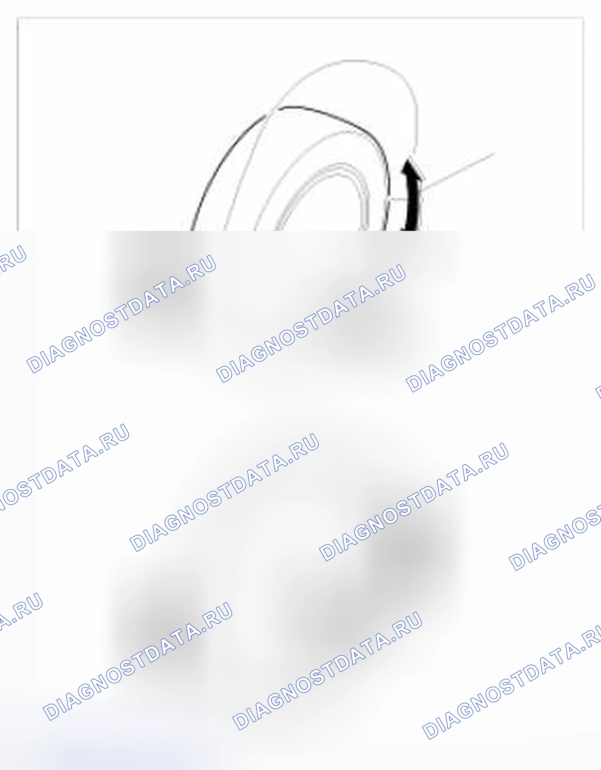 Рис. 2: Проверка биения. BMW 6 серия F06/F13/F12