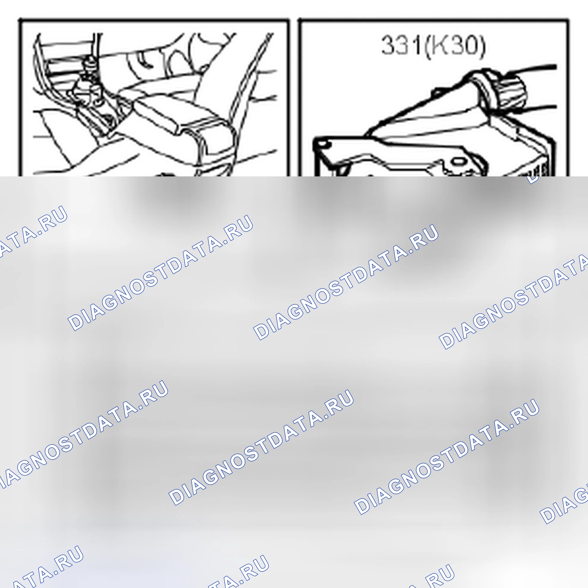 Рис. 310: Модуль управления подушкой безопасности (331). Kia Optima II