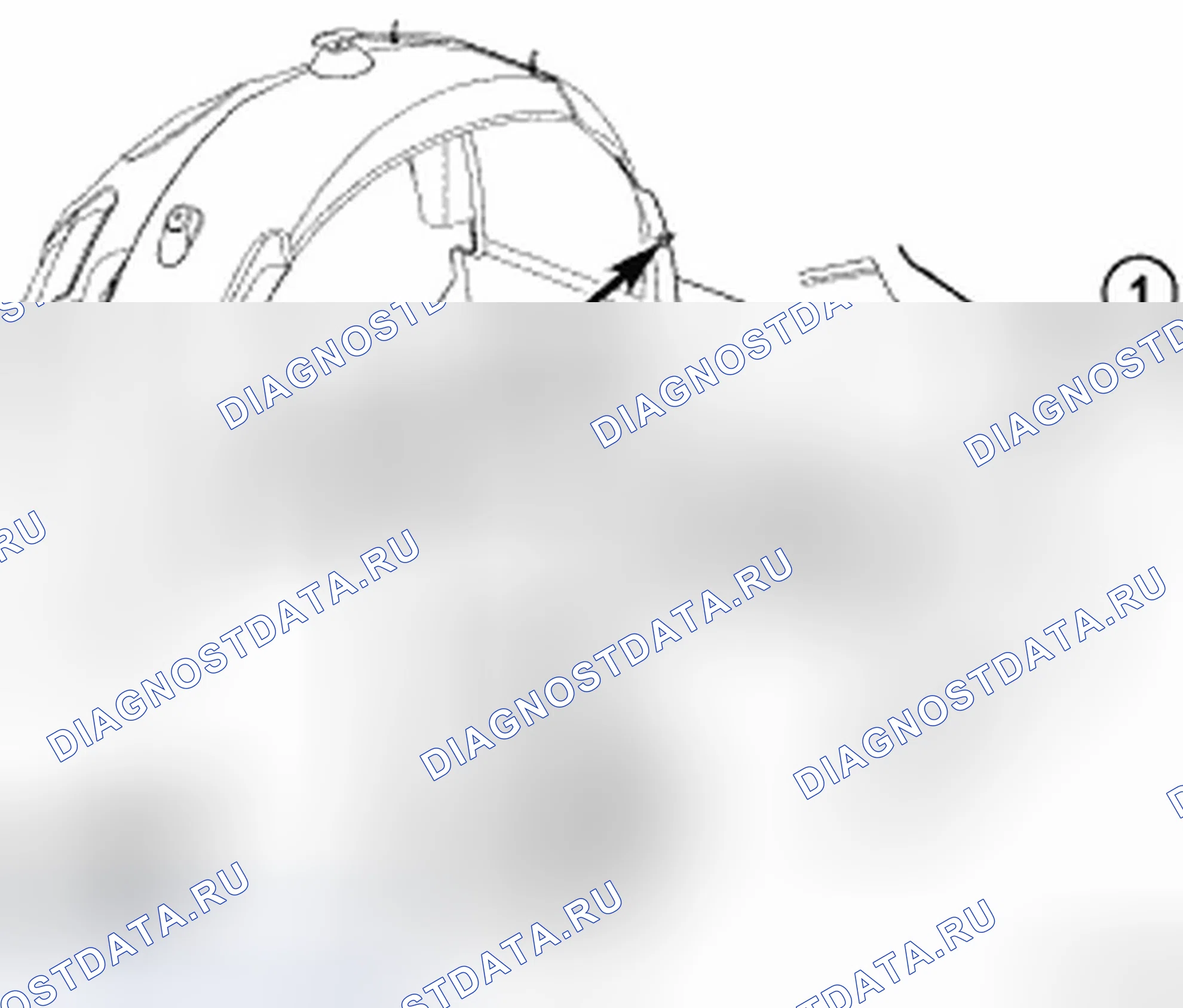 Рис. 563: КРЫШКА ЦЕПИ ГРМ. Dodge Avenger II