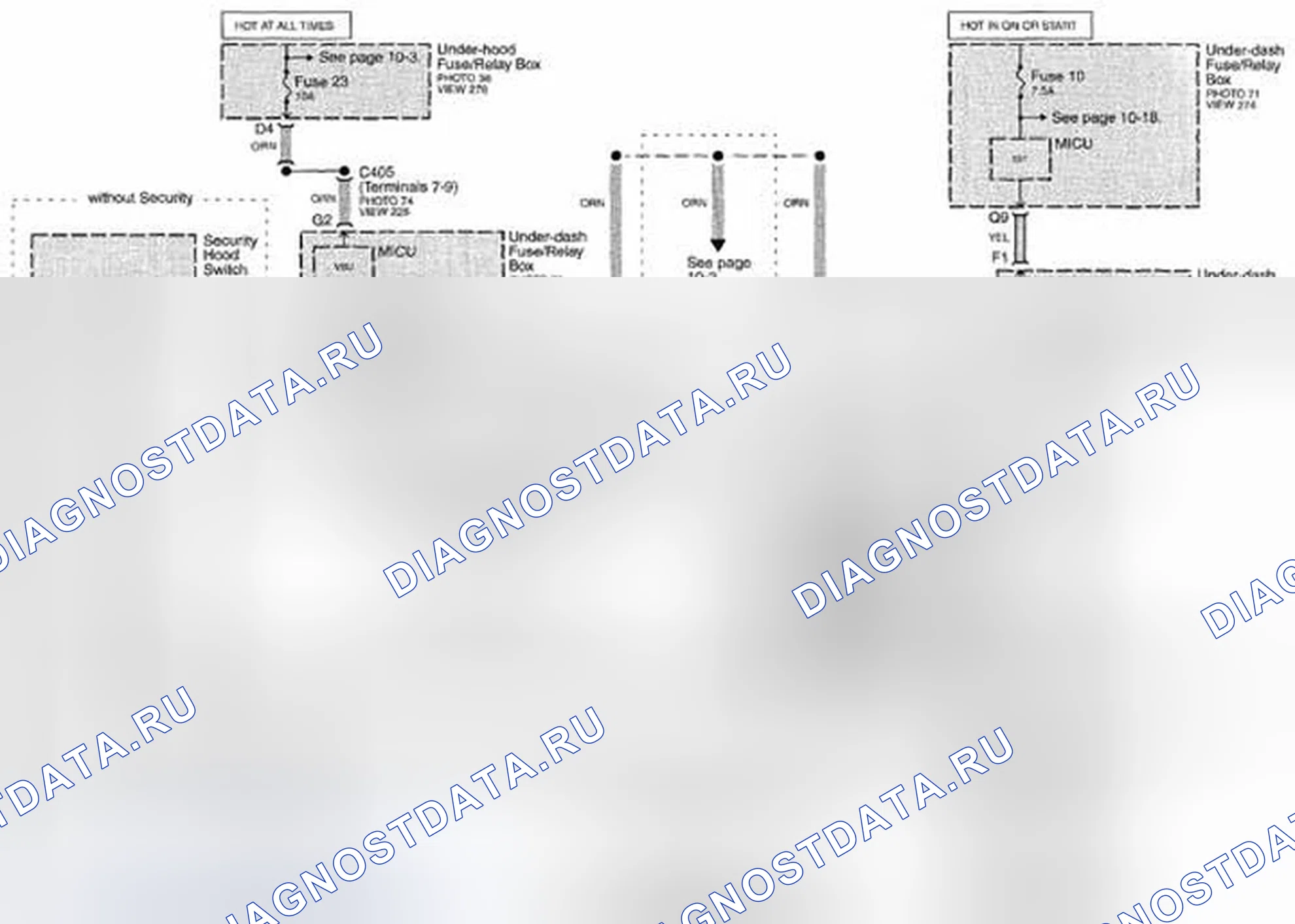 Рис. 141: Система дистанционного запуска - Honda Accessory A / T USA, Канада (стр. 21-6). Honda CR-V III рестайлинг