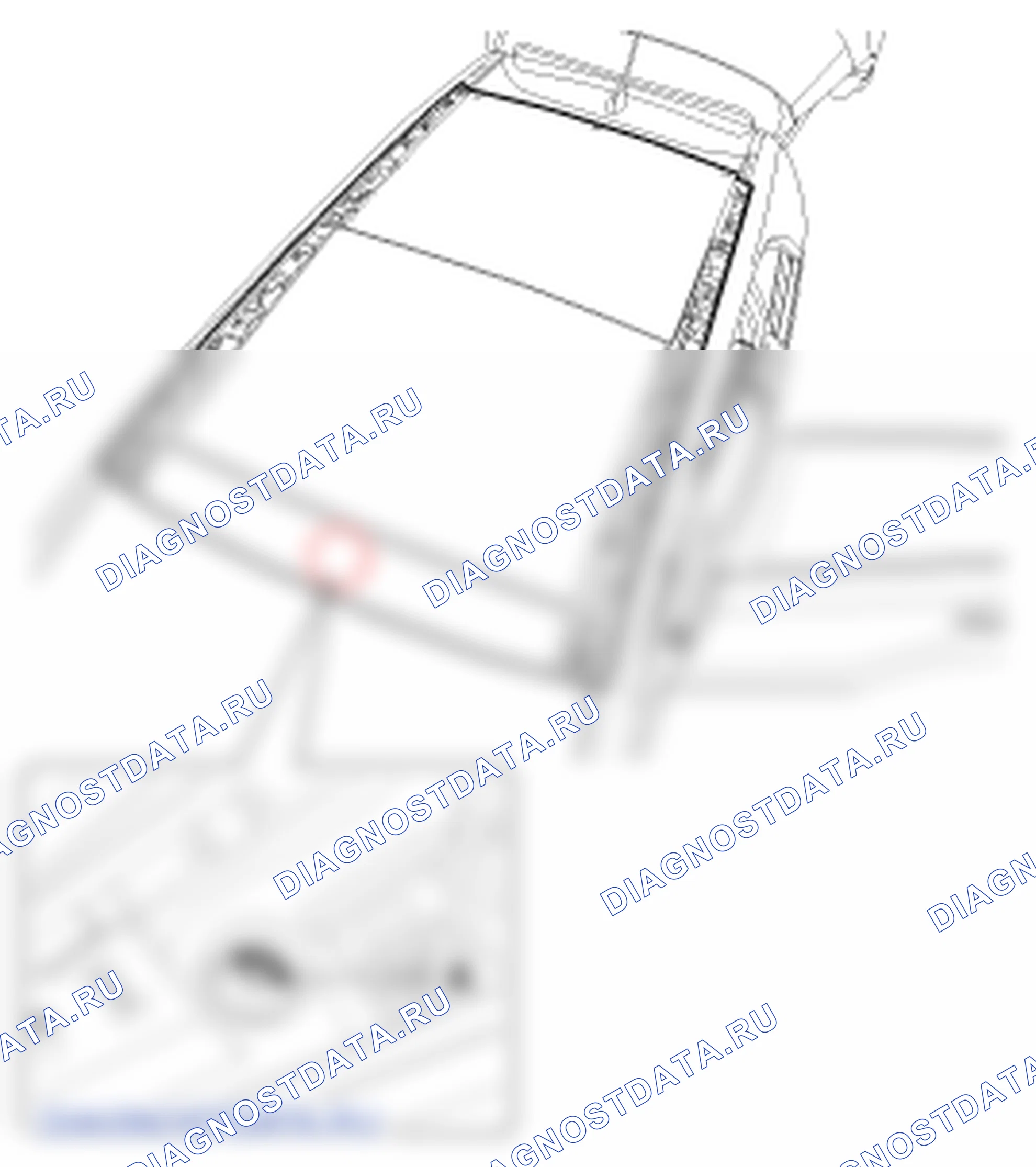 Замена панорамного люка в сборе. Hyundai Santafe Sport DMA