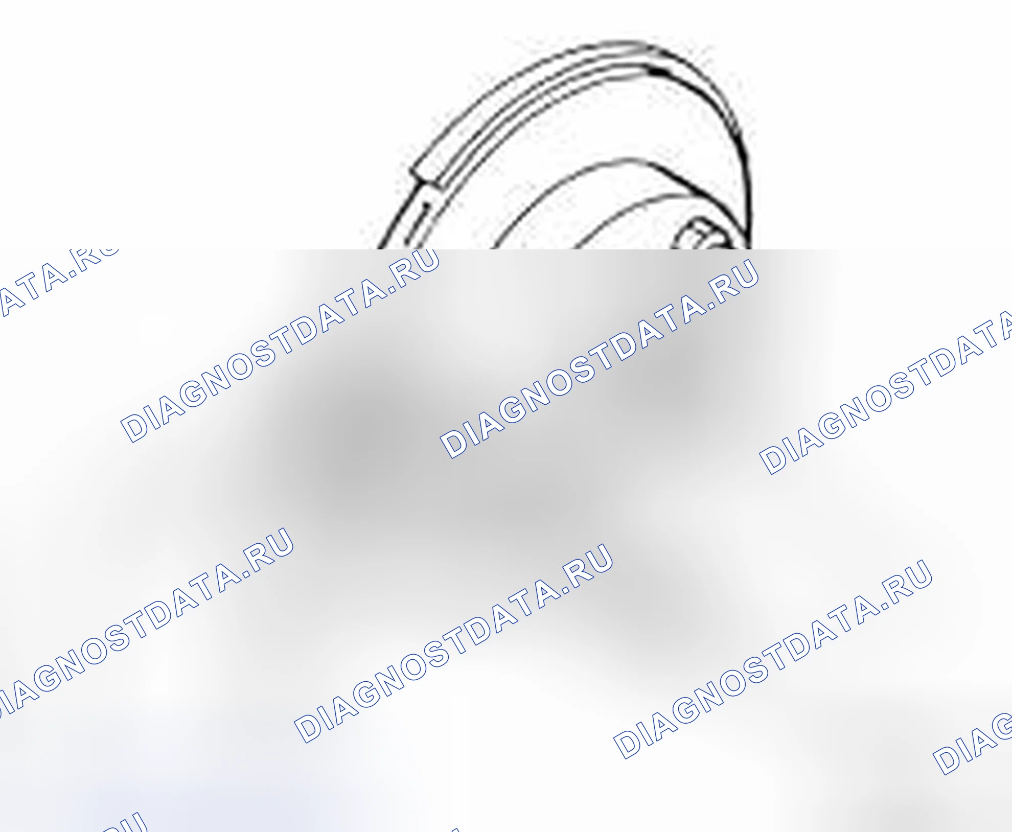 Рис. 34: Проверка толщины дискового ротора. Nissan Frontier D40