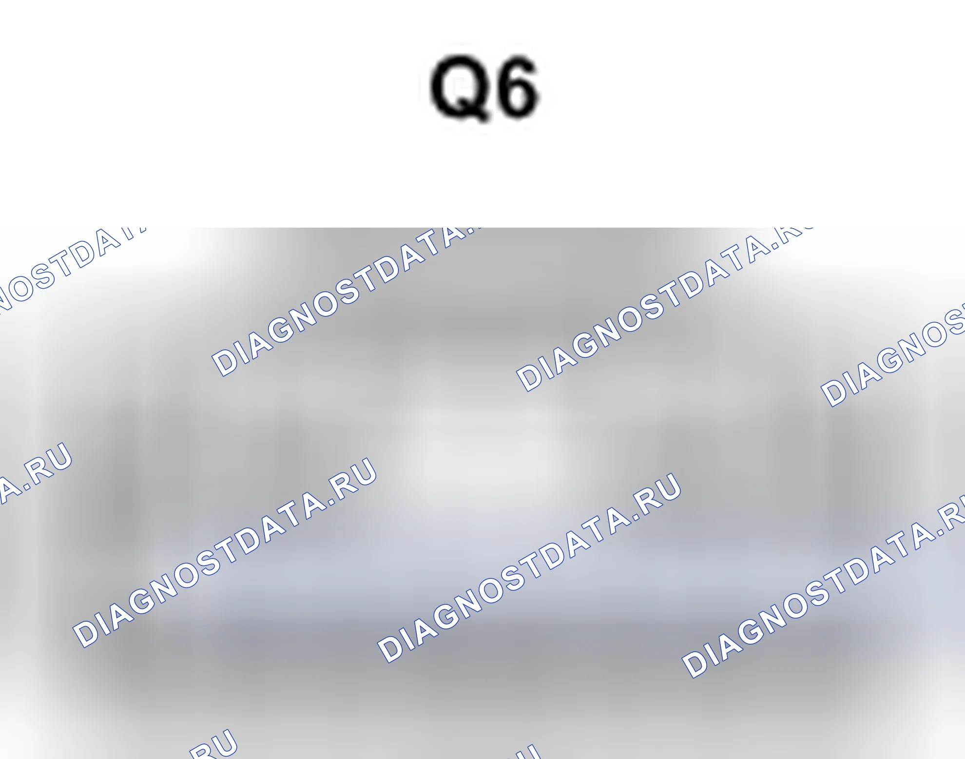 Рис. 580: Вид сверху разъема J / B (Q6). Toyota Camry XV40