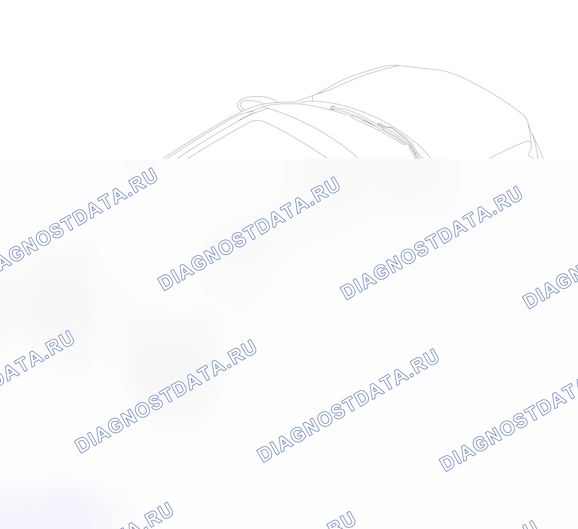 Схема расположения бокового и задних вспомогательных системы — Wey Vv7-Phev. Wey VV7 PHEV I