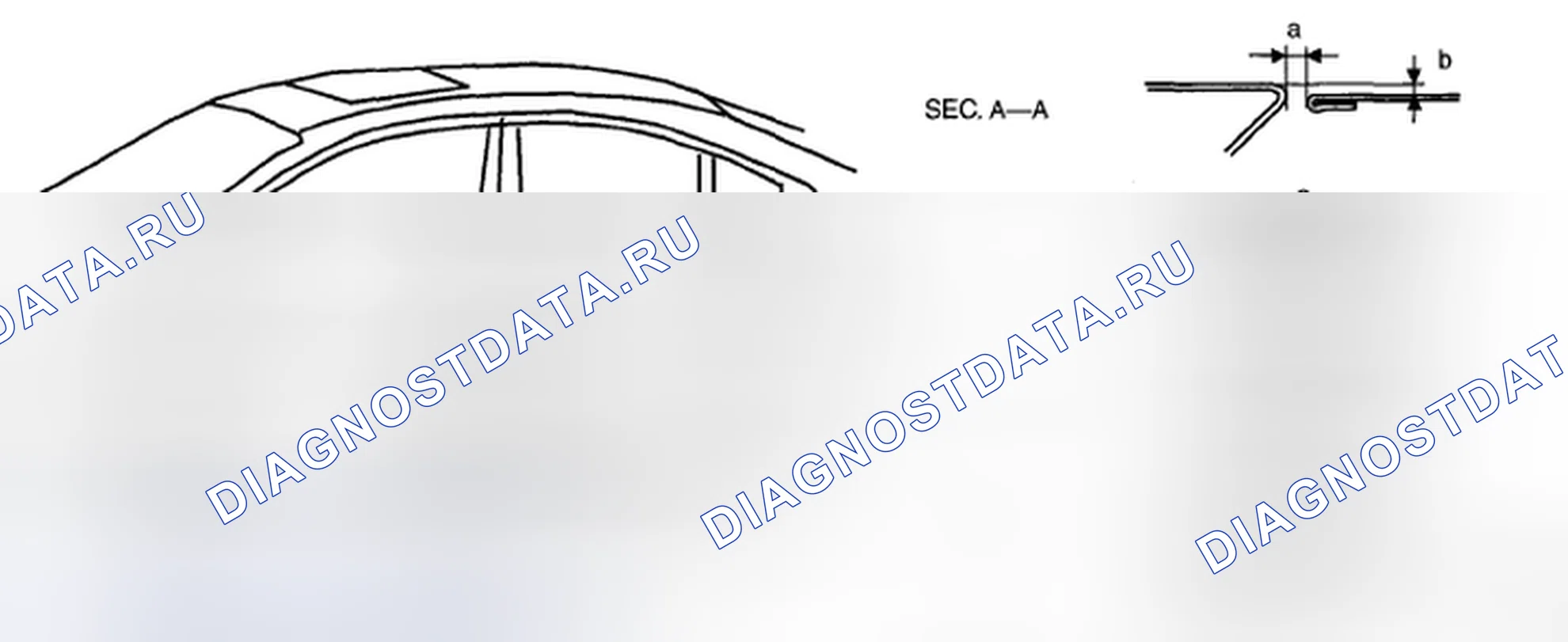 Рис. 43: РЕГУЛИРОВКА ДВЕРИ. Honda CR-V IV