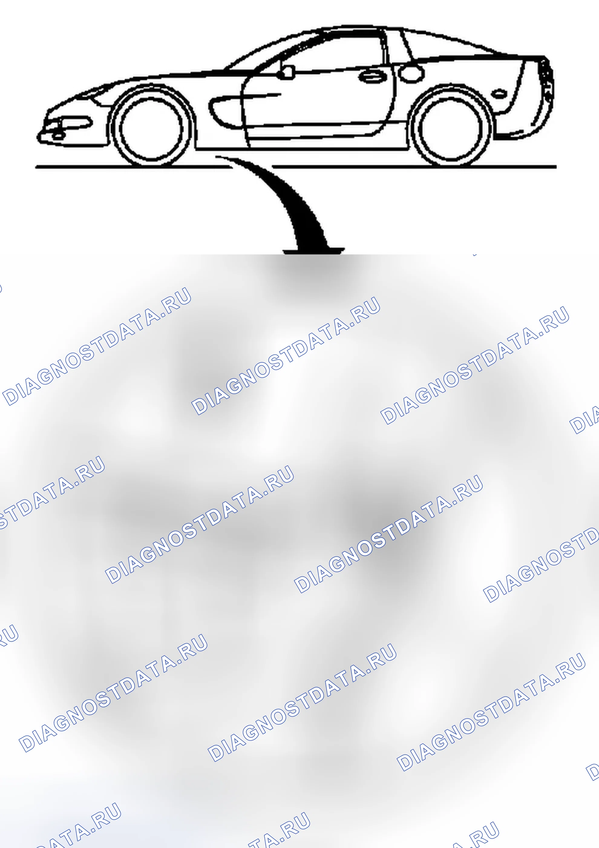 Рис. 10: Под рамными рельсами - спереди. Chevrolet Corvette C6
