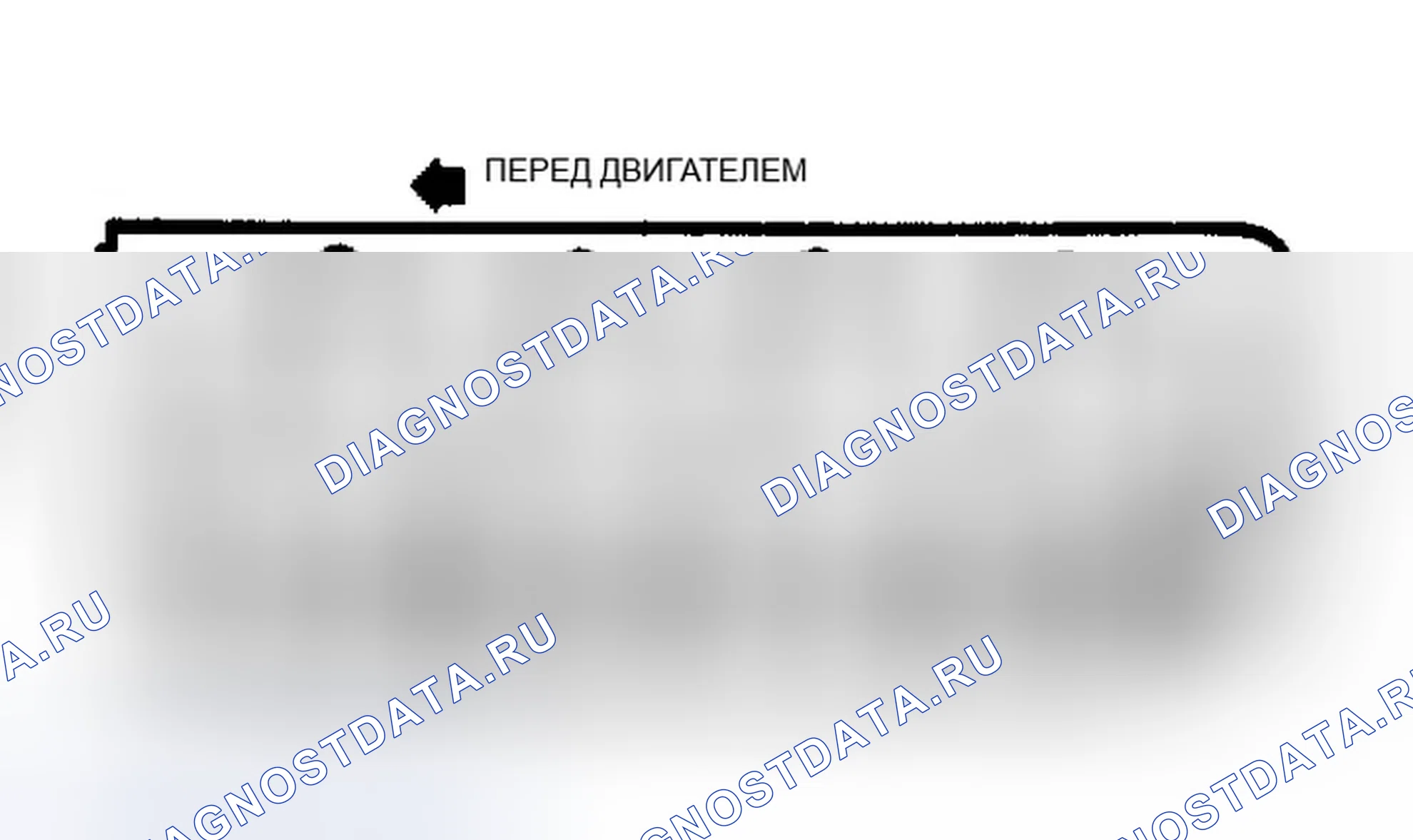 Рис. 16: Последовательность затяжки головки цилиндров Затяжка болтов до технических характеристик в 2 этапа.. Ford Ranger 