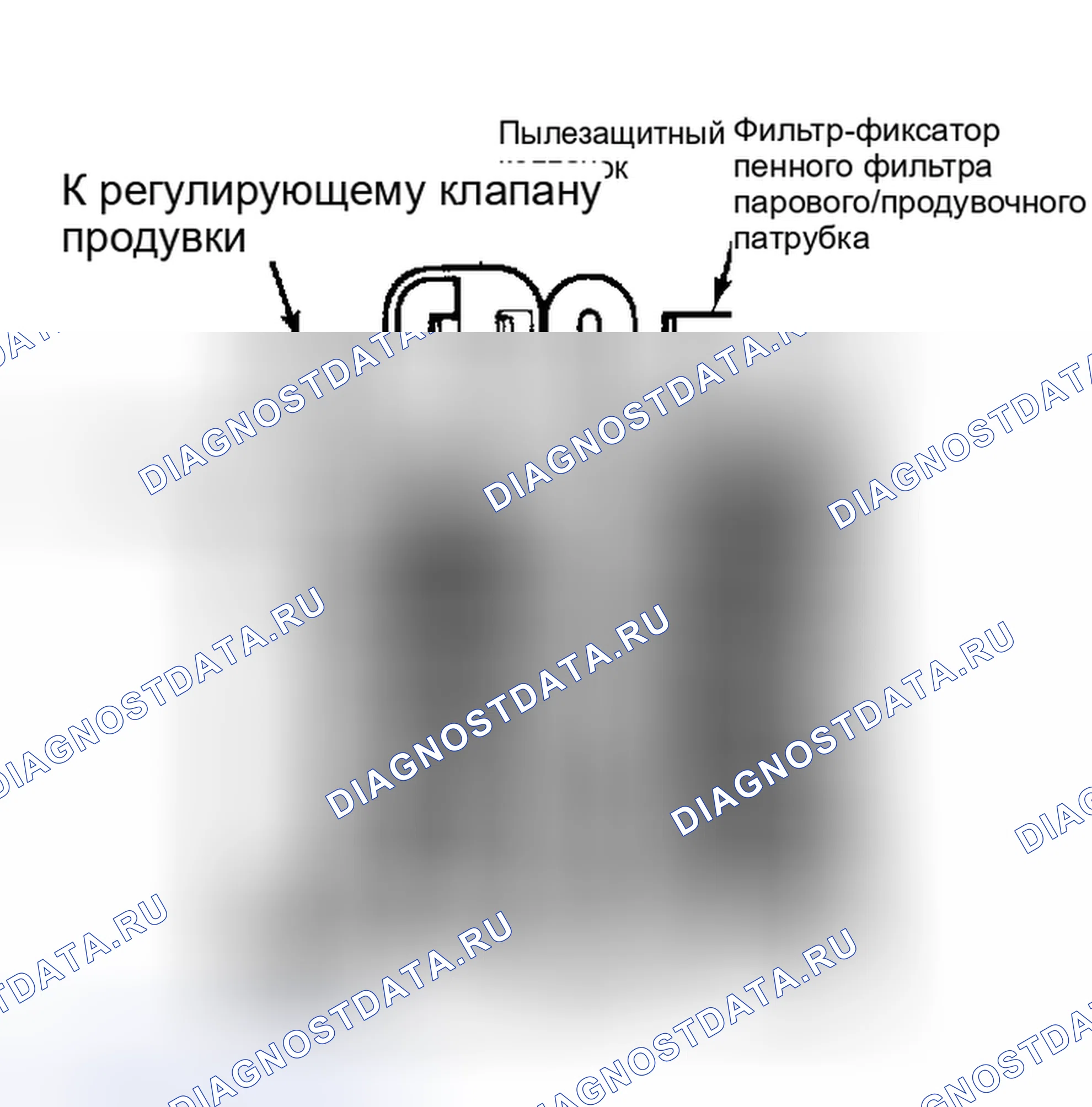 Рис. 128: РЕГУЛИРУЮЩИЙ КЛАПАН ПРОДУВКИ. Ford Taurus I