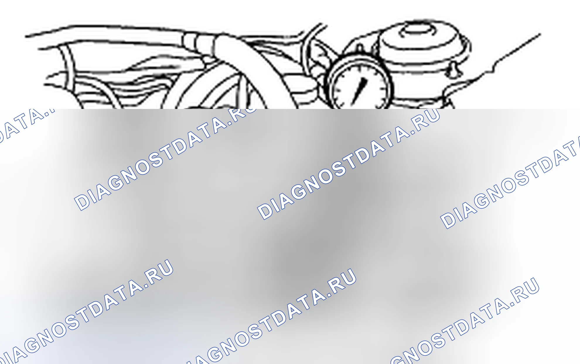 Рис. 10: Проверка вакуумметрического давления во впускном коллекторе. Honda Vezel I