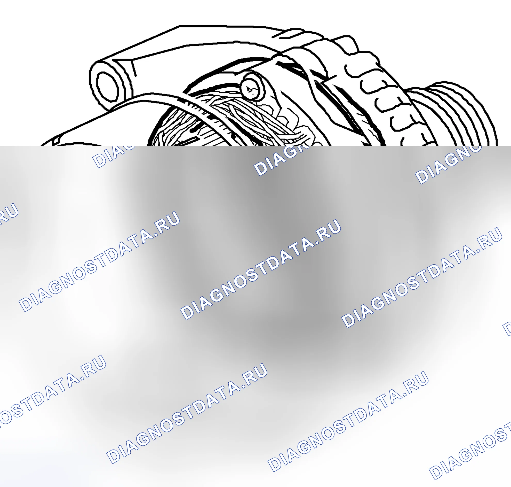 Рис. 141: Статор. Kia Optima II