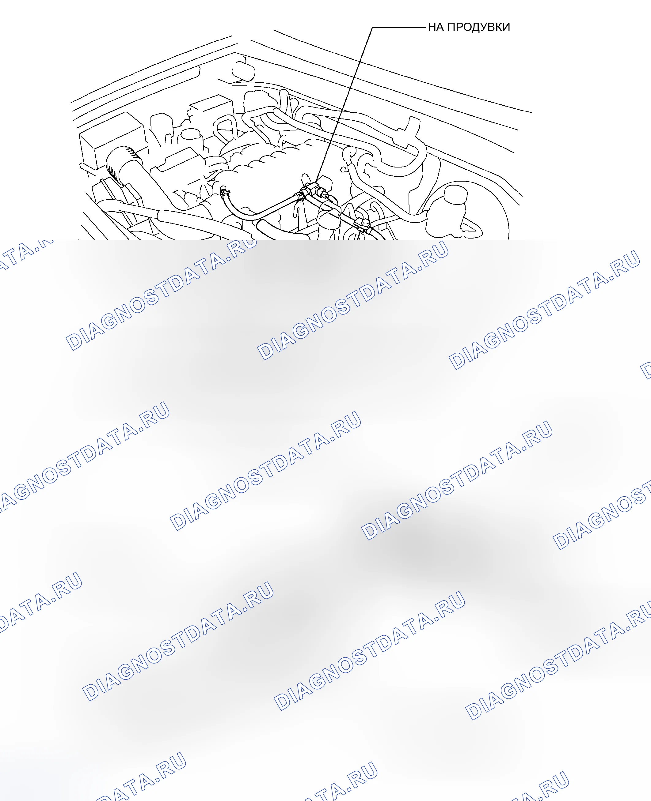 Рис. 95: РАСПОЛОЖЕНИЕ ДЕТАЛЕЙ. Toyota Land Cruiser 100 рестайлинг 2