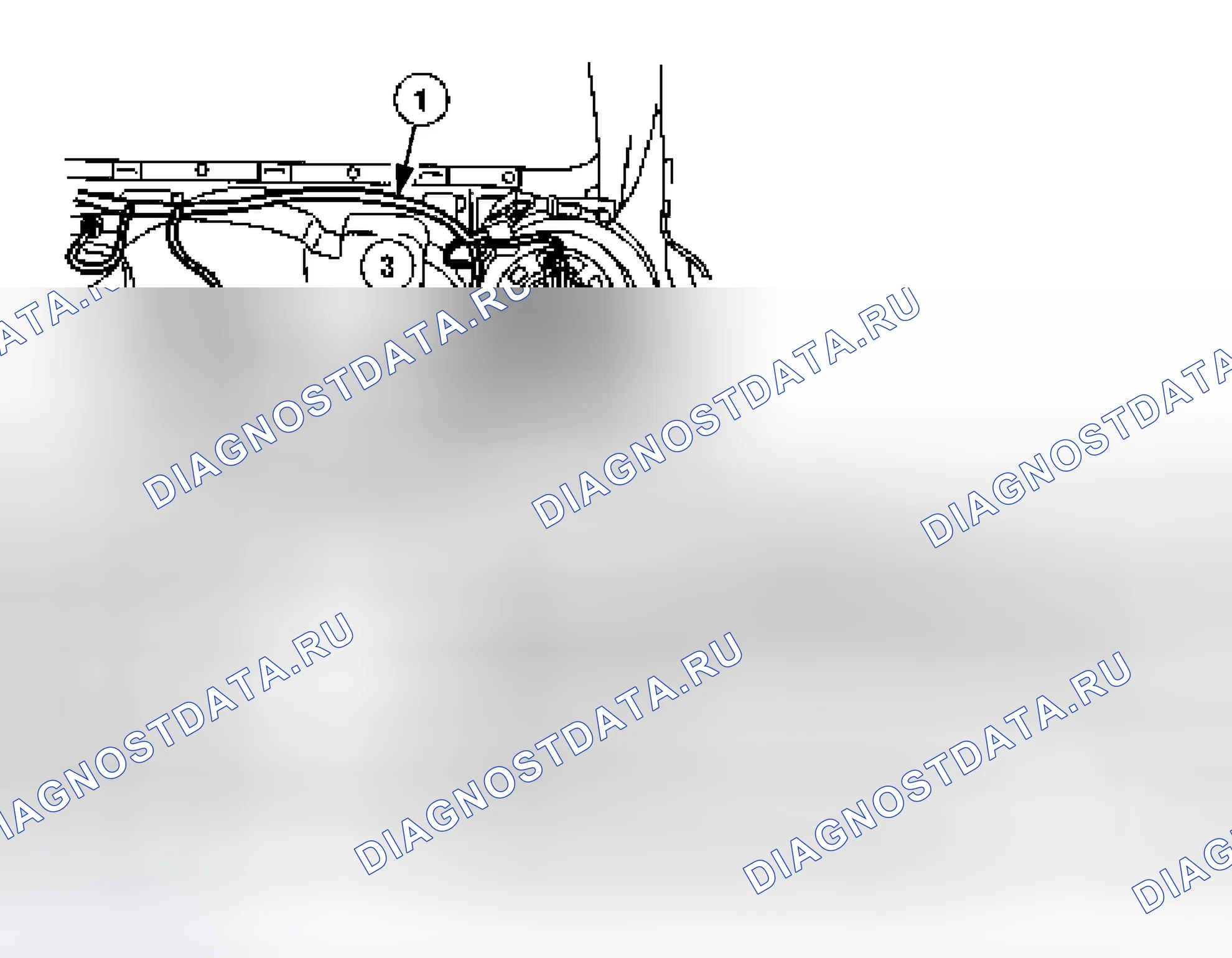 Рис. 575: Блок нагревателя и кондиционера. Ford Pickup F150 