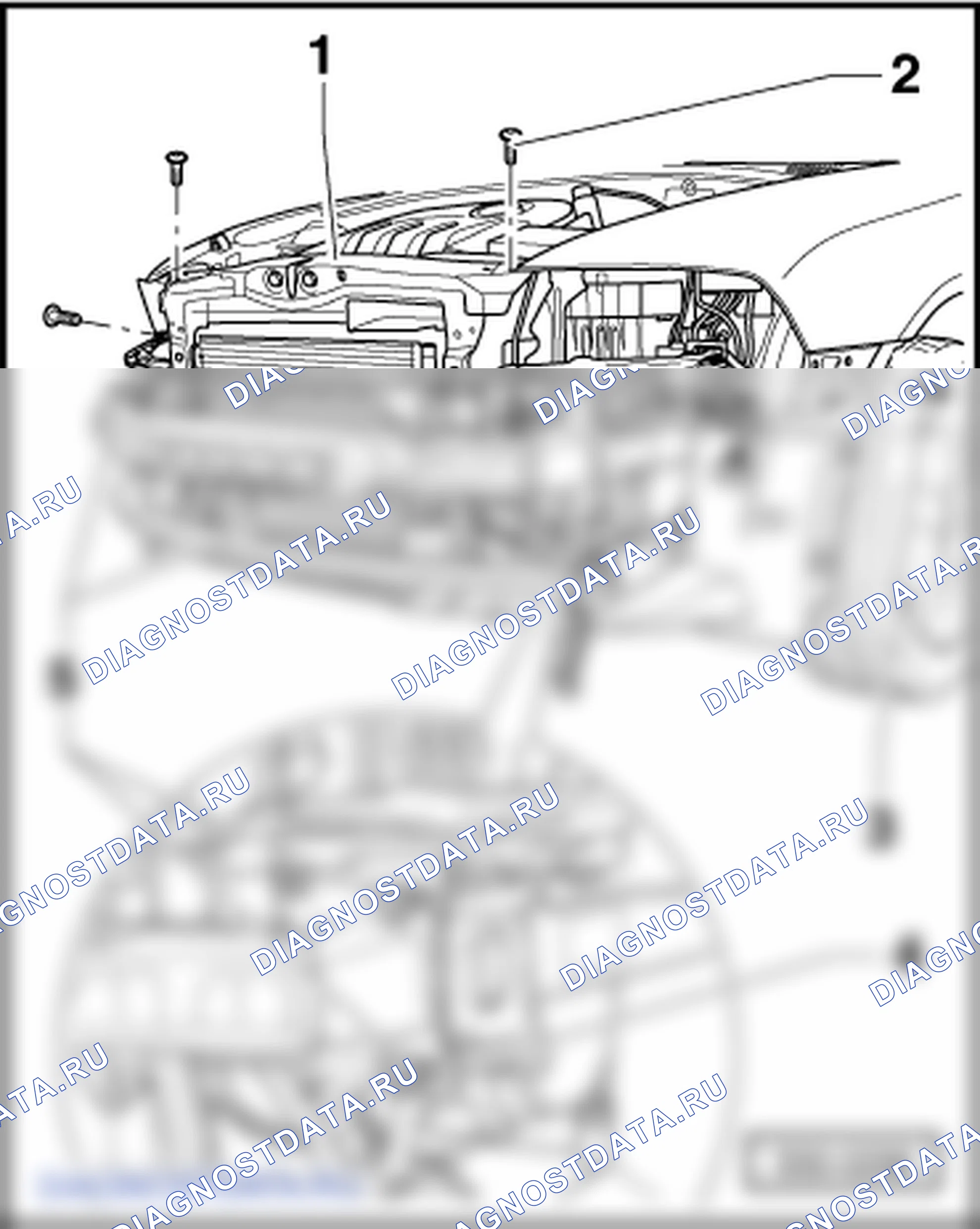 Кузов, передняя часть. Skoda Superb Ii