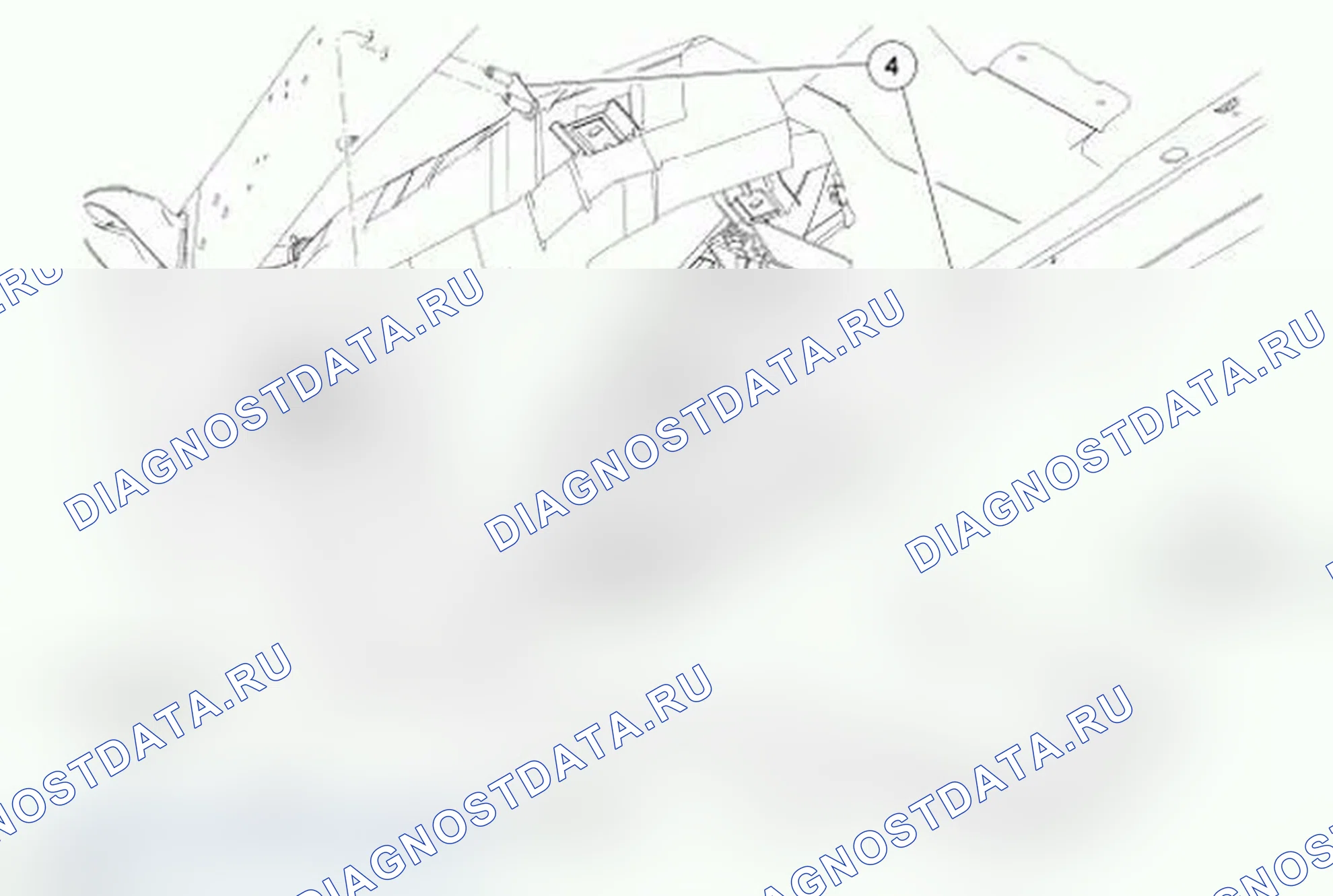 Рис. 13: Поперечина опоры трансмиссии. Ford Econoline E250 