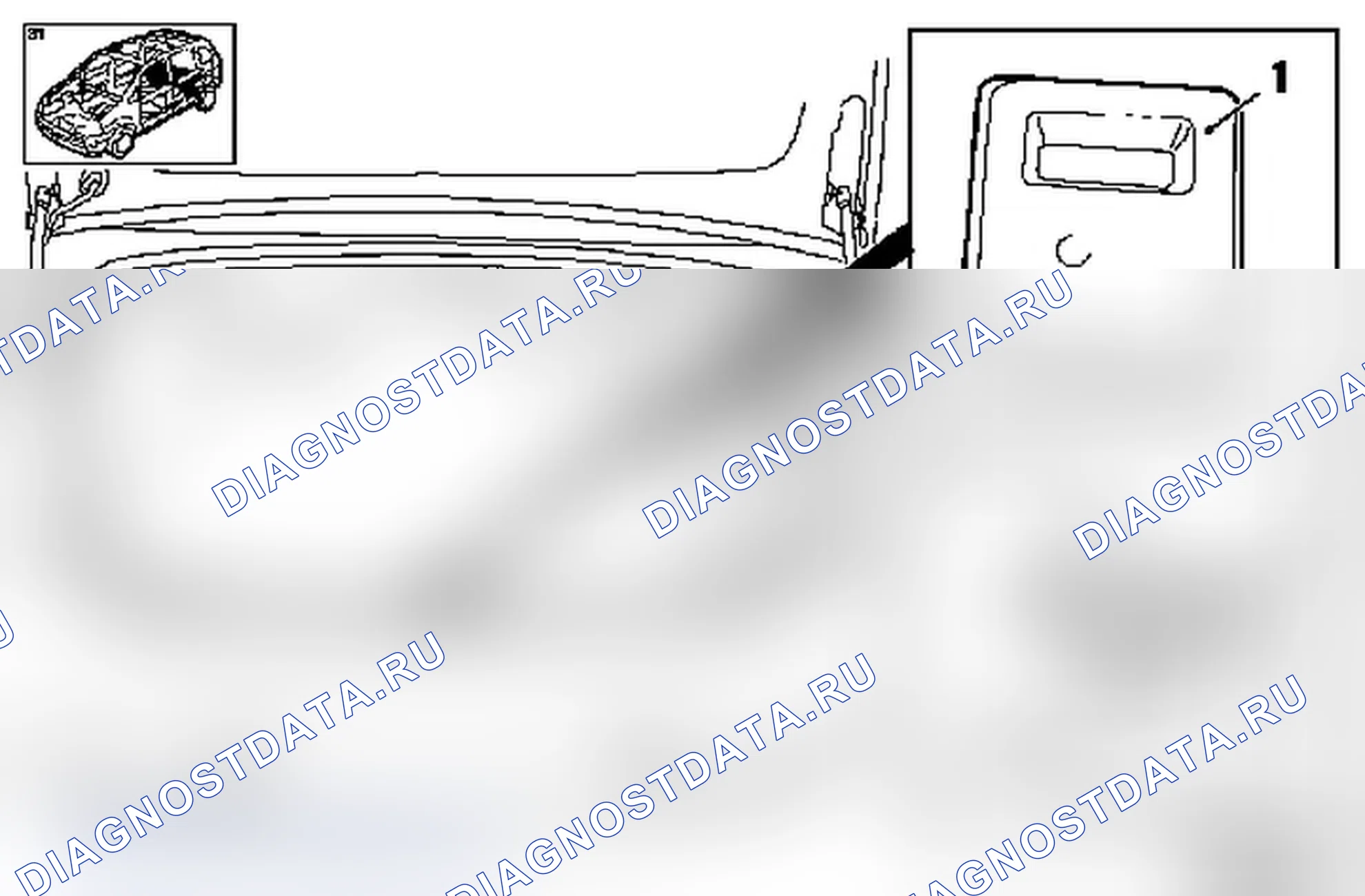 Замена коврика багажника (модель F 69). Opel Vectra C