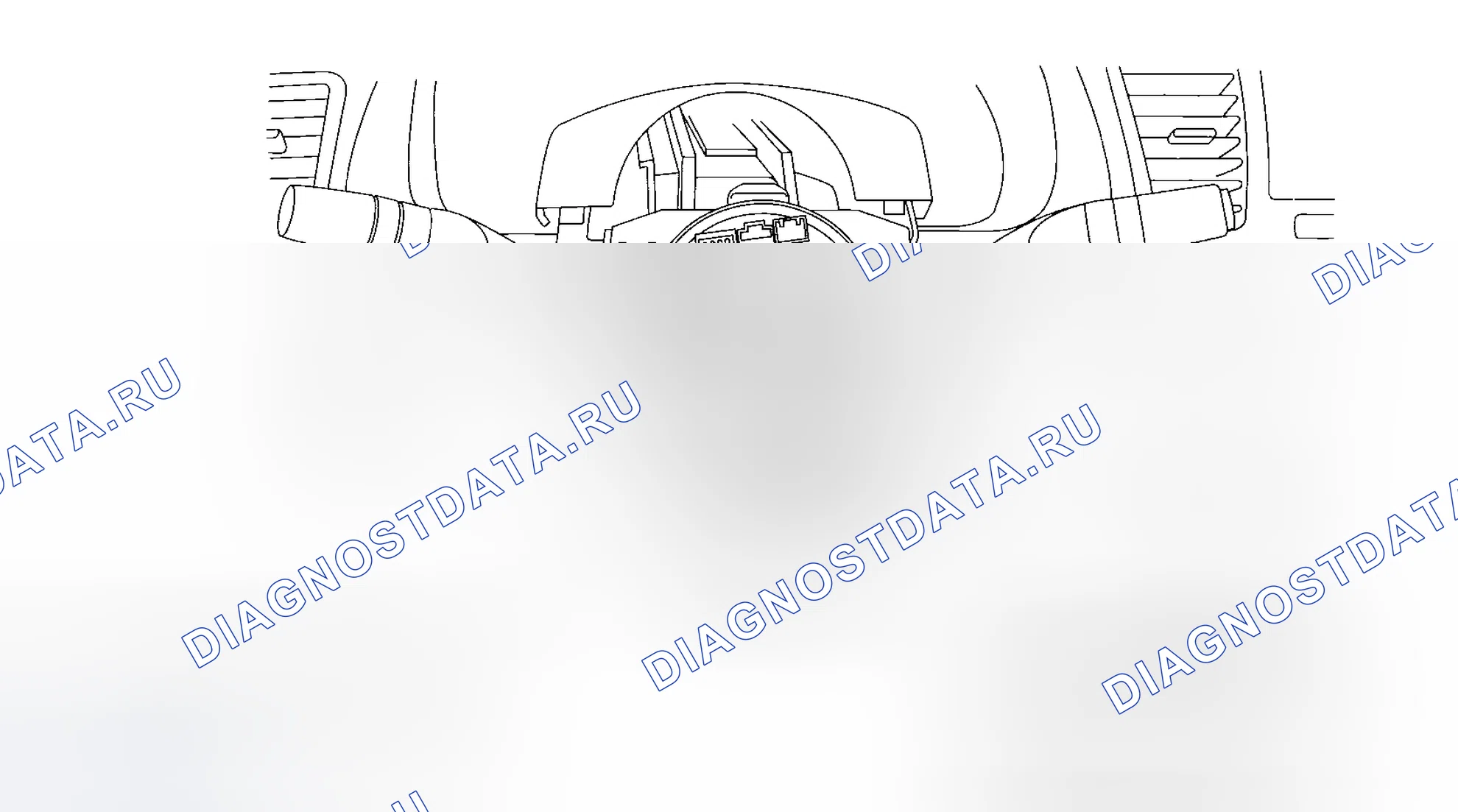 Рис. 14: РАЗЪЕМ РУЛЕВОЙ КОЛОНКИ. Subaru Impreza WRX GH
