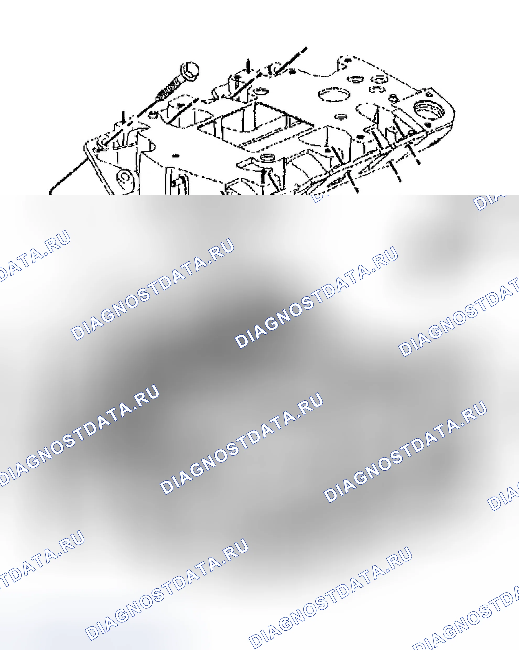 Рис. 516: Впускной коллектор (нижний) - Демонтаж (L67). Chevrolet Impala VIII