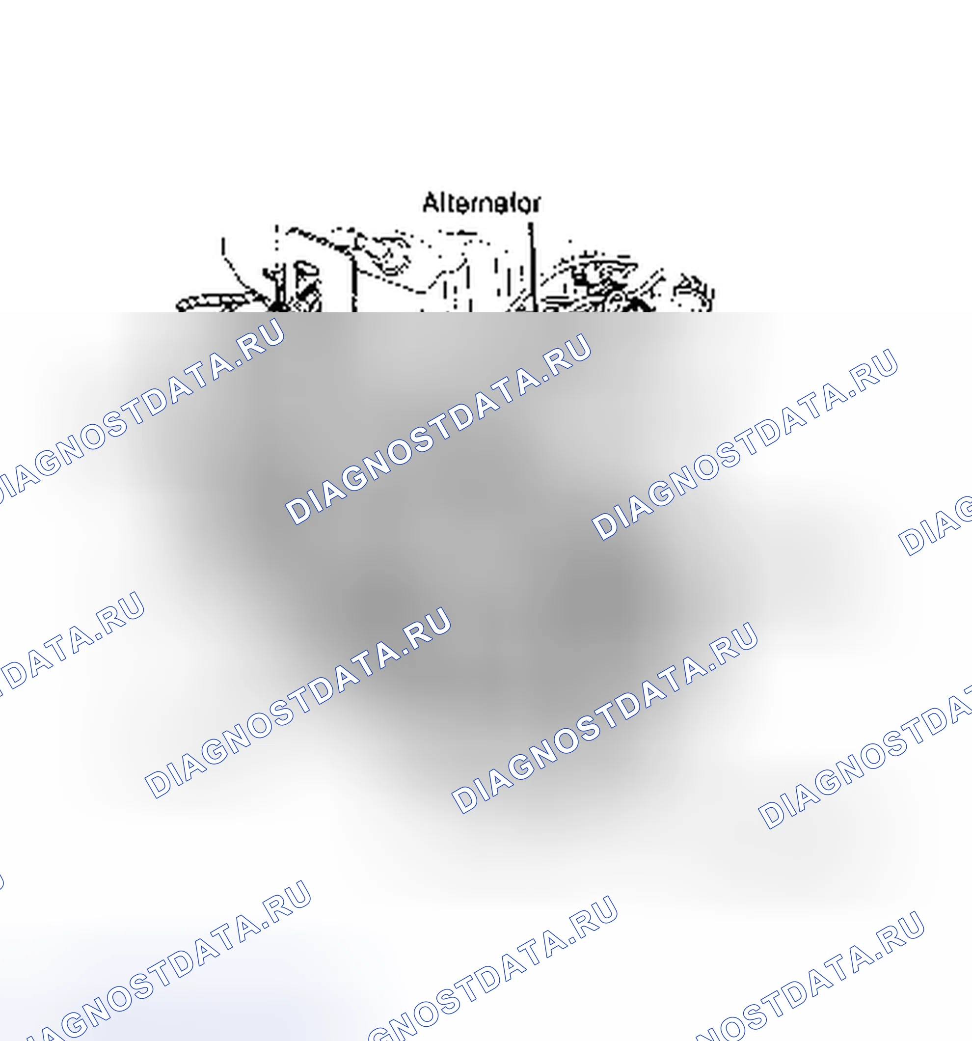 Рис. 5: ПРОКЛАДКА ПРИВОДНОГО РЕМНЯ (Tempo и Topaz 2.3L OHC). Mazda Familia BF