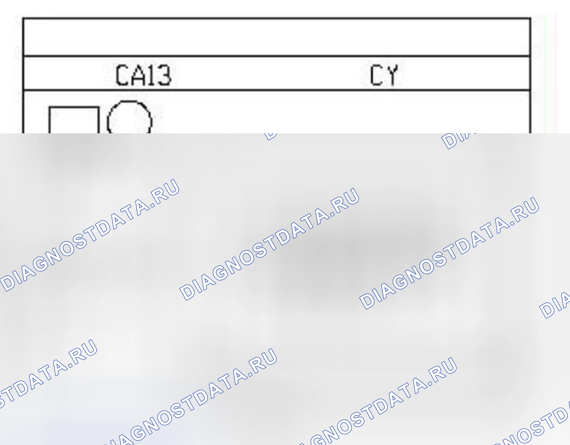Распиновка разъёма 213 — Пер. плафон. Renault Symbol I