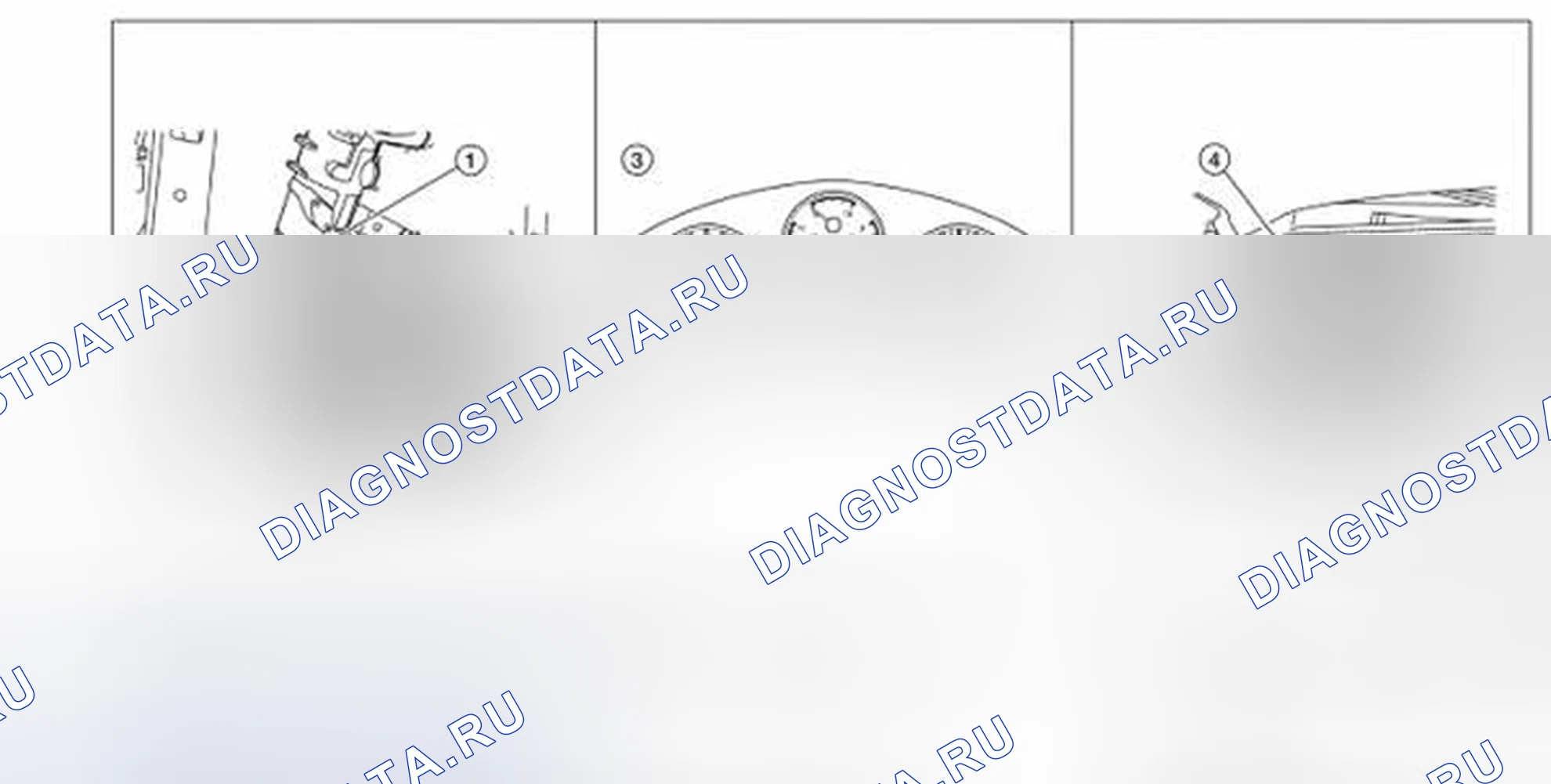 Рис. 60: Расположение компонентов. Honda Today I