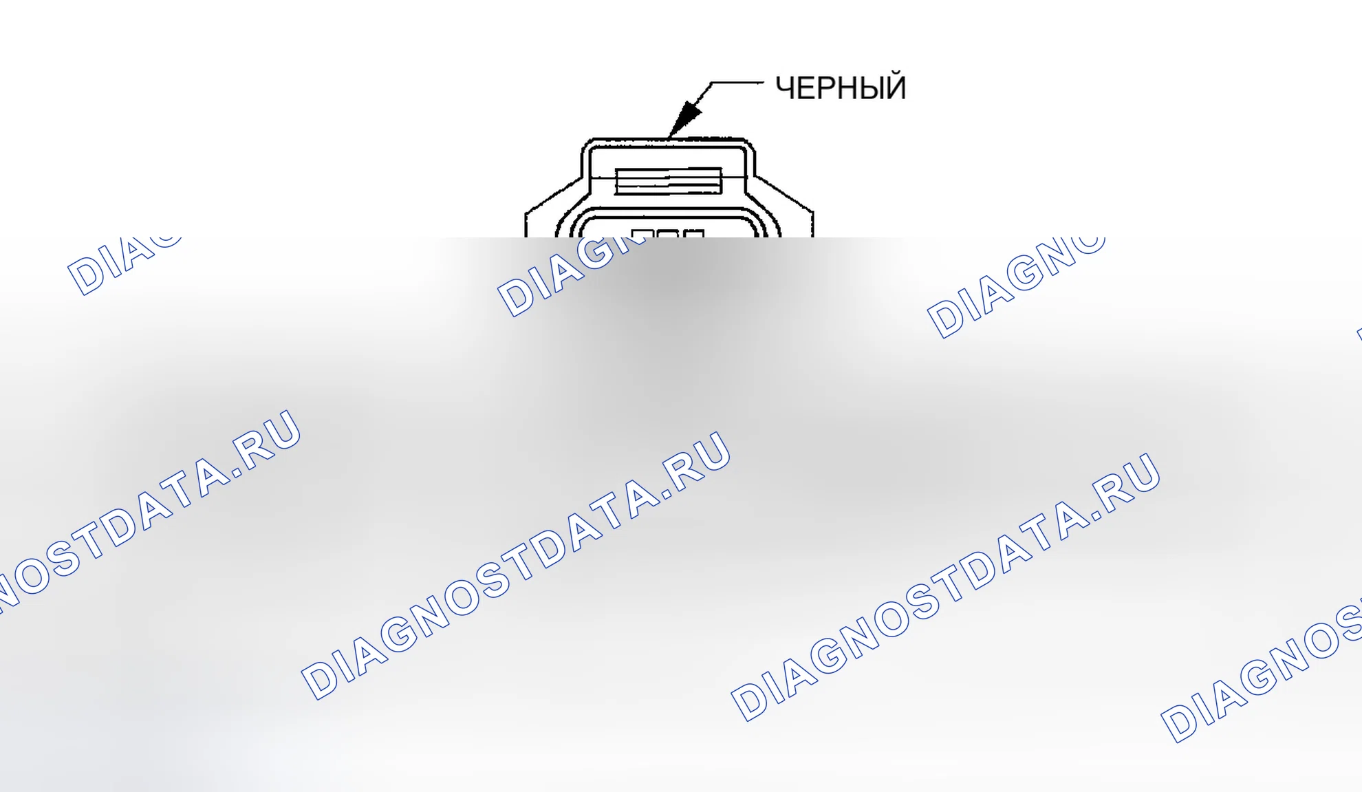Рис. 317: ВИД С ТОРЦА КАТУШКИ НА ШТЕПСЕЛЬНОМ РАЗЪЕМЕ. Dodge Pickup R2500 