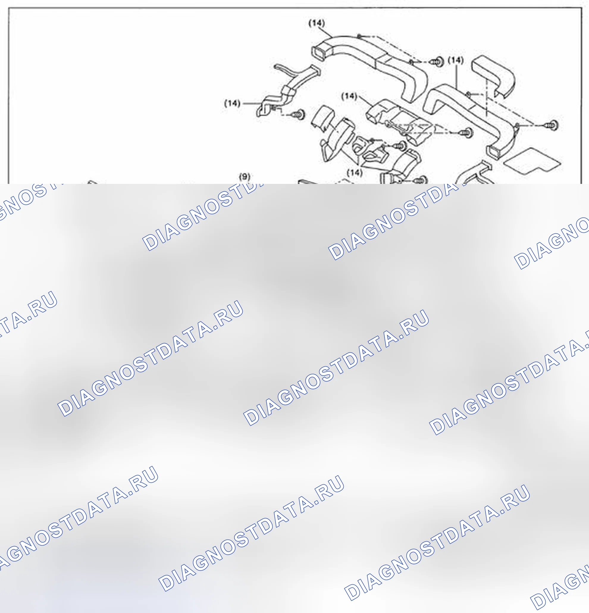Рис. 13: ПАНЕЛЬ ПРИБОРОВ. Subaru Tribeca WX рестайлинг