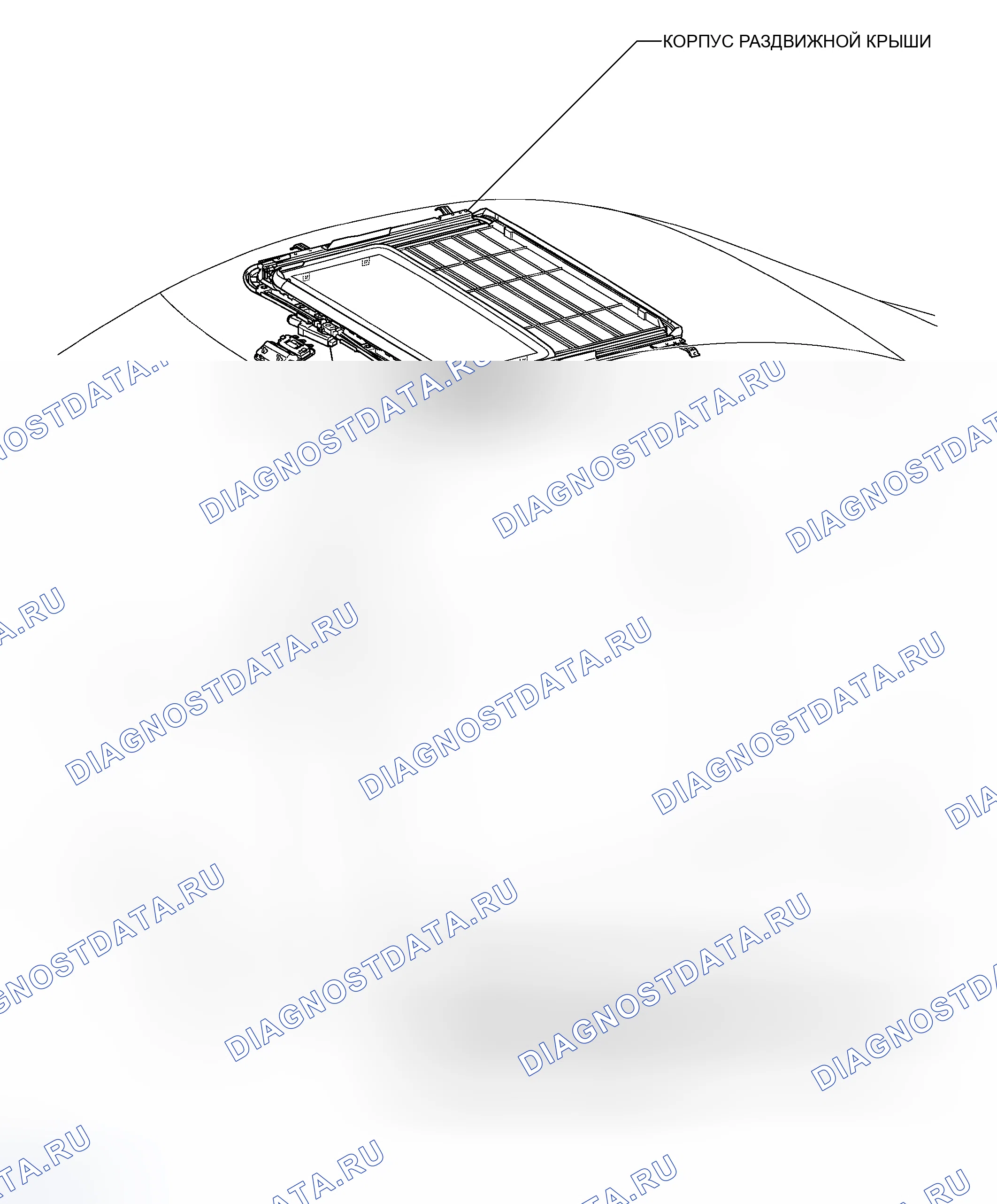 Рис. 1: РАСПОЛОЖЕНИЕ ДЕТАЛЕЙ. Toyota Camry Solara II