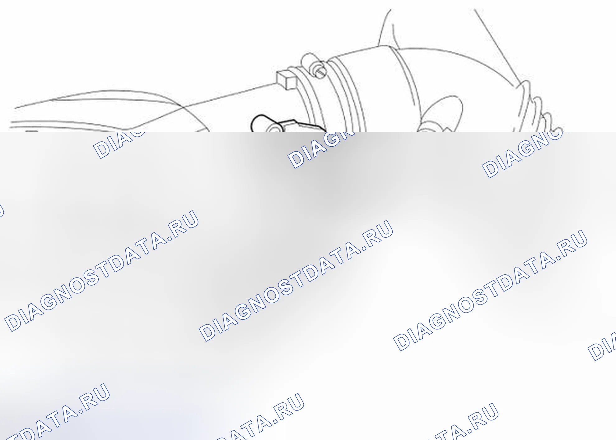 Рис. 51: Датчик массового расхода воздуха (массовый расход воздуха). Mazda Tribute II