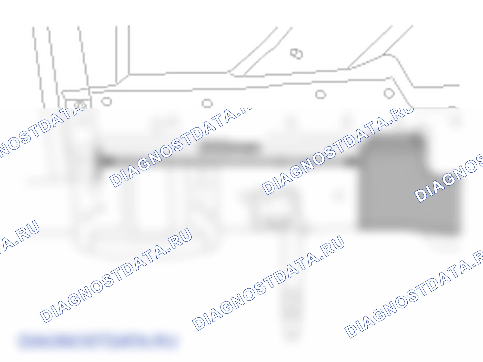 Снятие поперечины заднего конца и боковой элемент заднего этажа. Hyundai ix35 EL