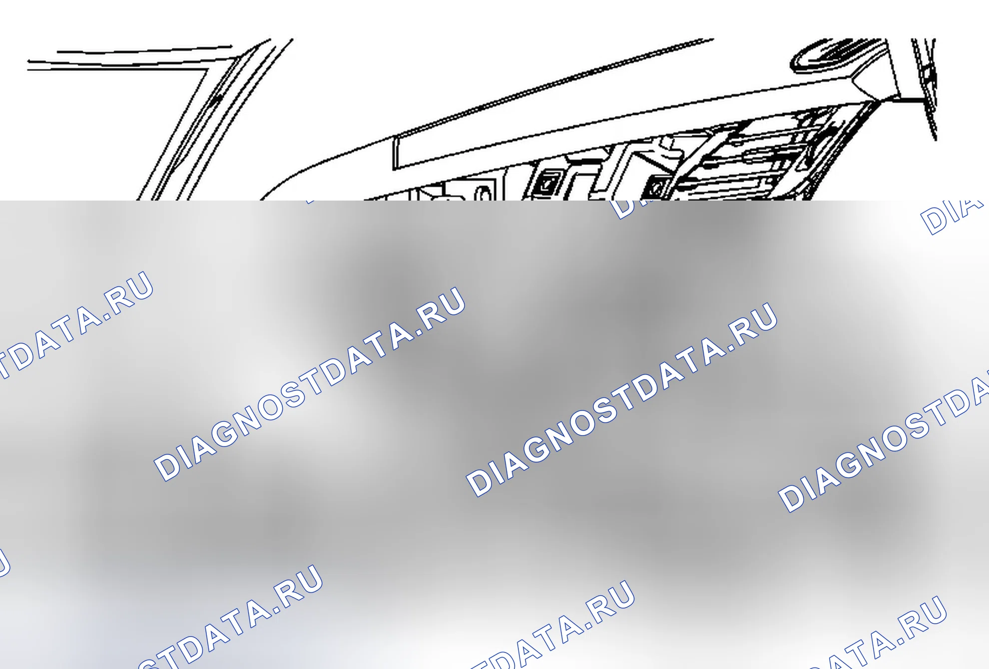 Рис. 72: Замена привода температурного клапана - правая сторона. Cadillac ELR I