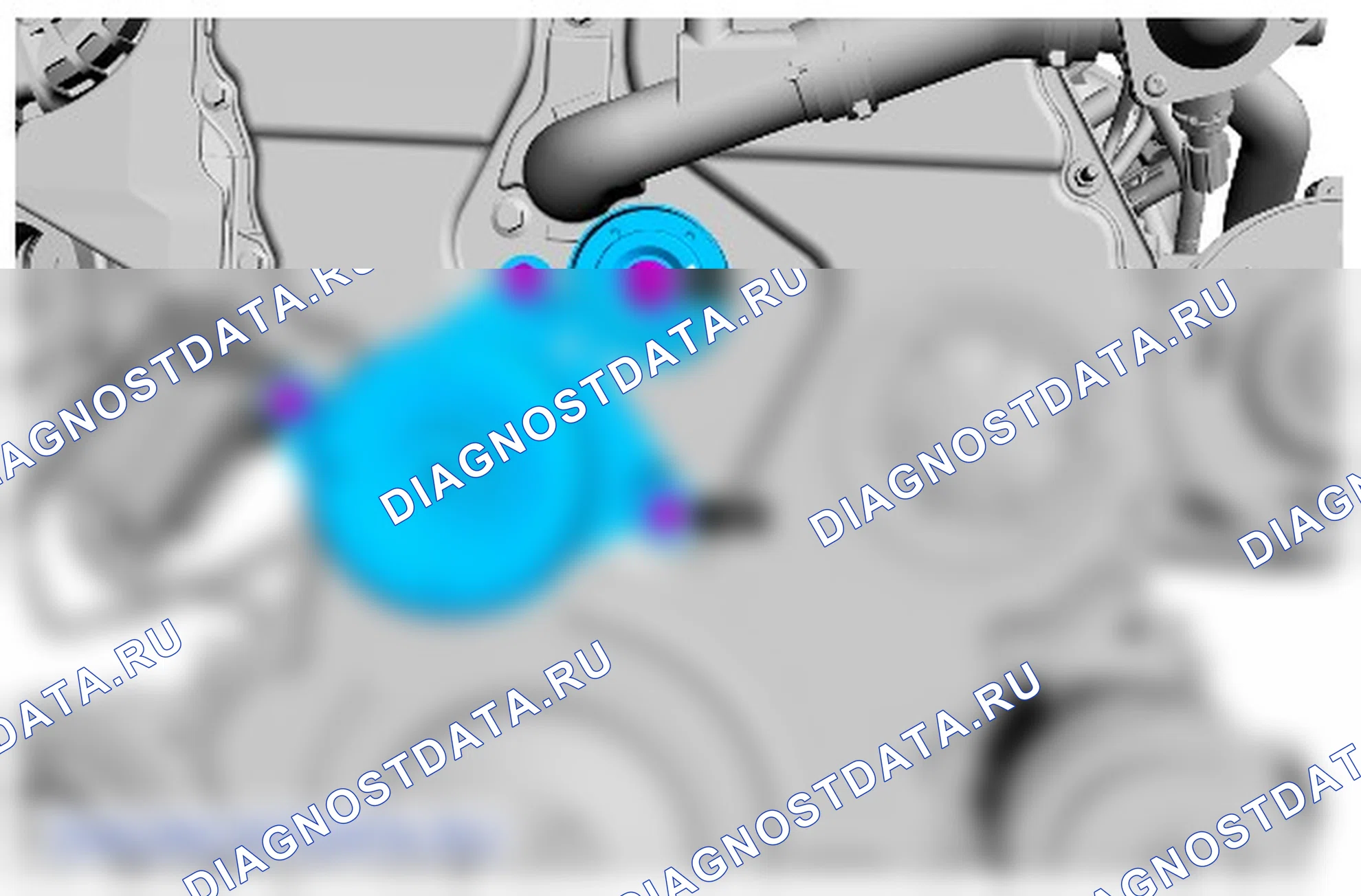 Как установить присоединяемые детали двигателя. Ford Transit VIII