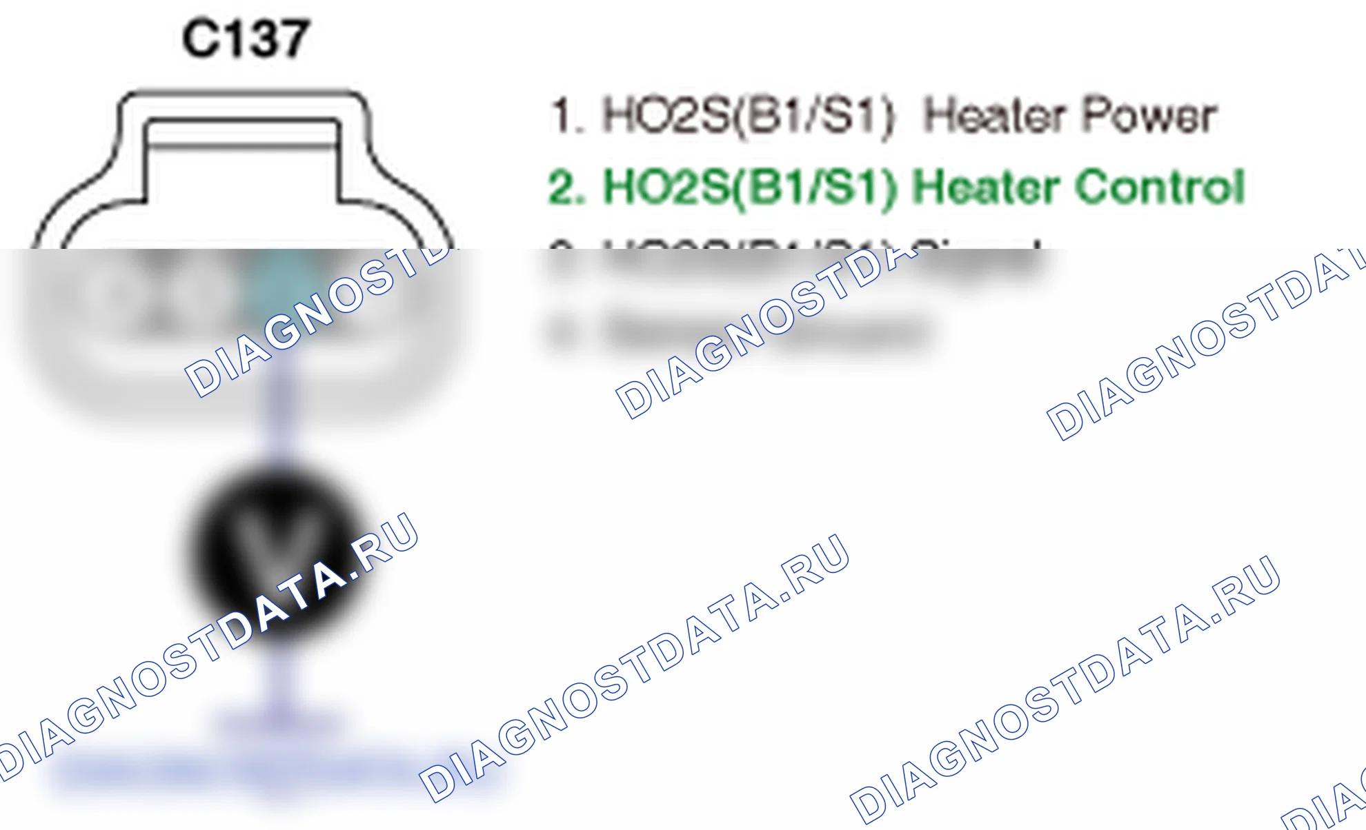 Контроль проводов — P0032. Kia Sorento BL