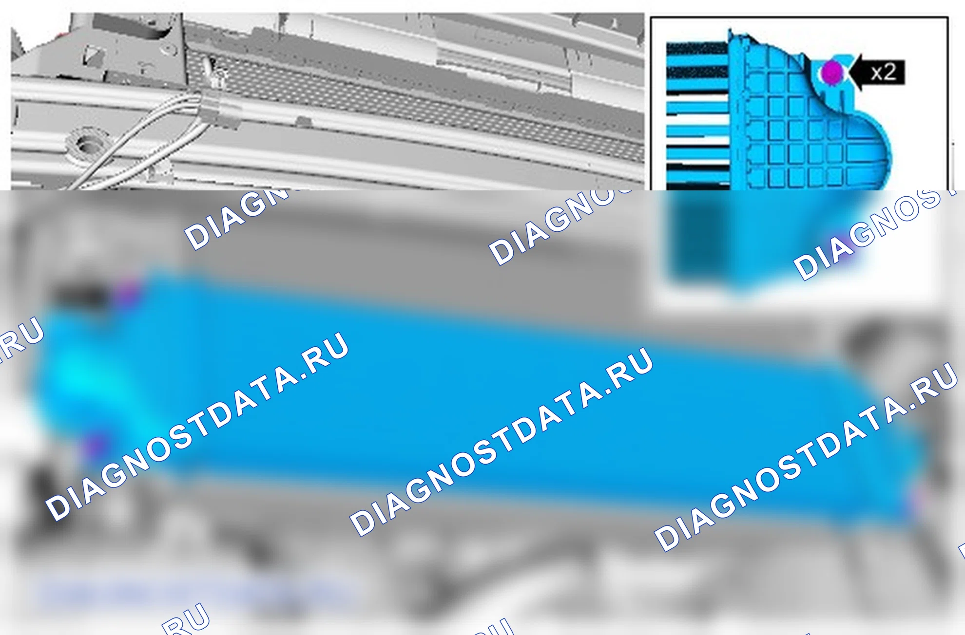 Как снять и установить охладитель нагнетаемого воздуха (CAC). Ford Galaxy III