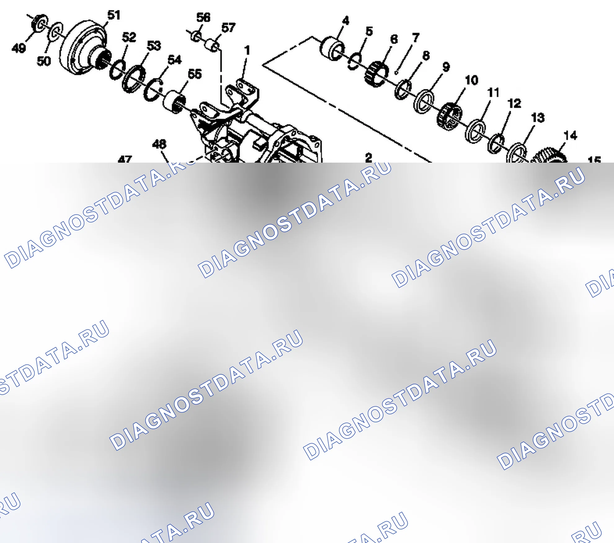 Рис. 2: Виды в разобранном виде. Cadillac CTS II